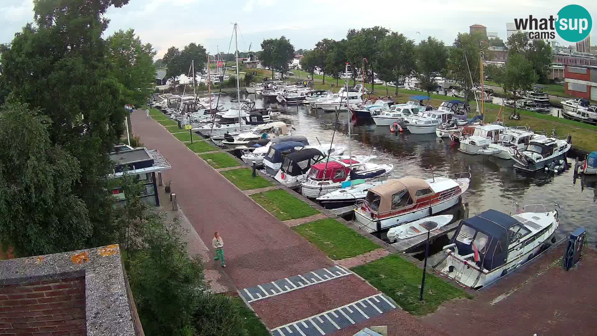 Le port de Joure webcam – vue du moulin à vent