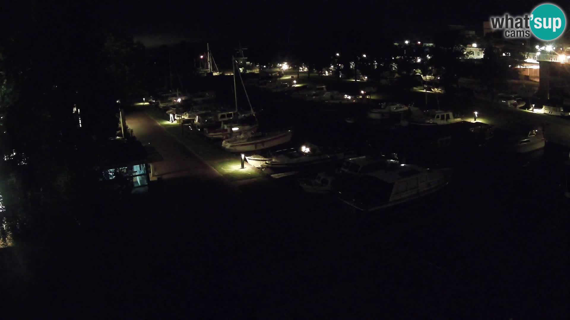 Joure harbour webcam – windmill view
