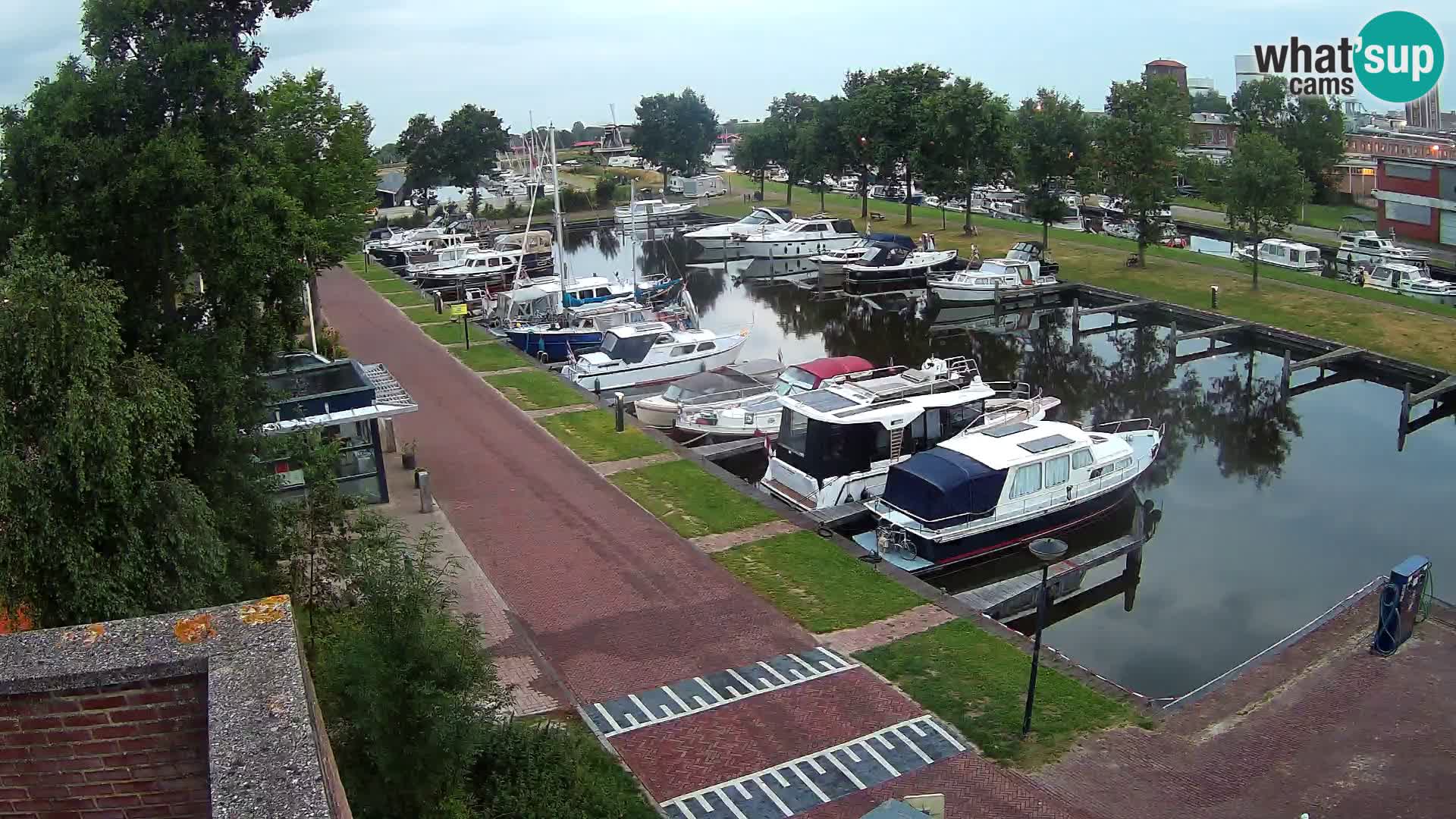 LIVE Joure Hafen webcam Windmühle