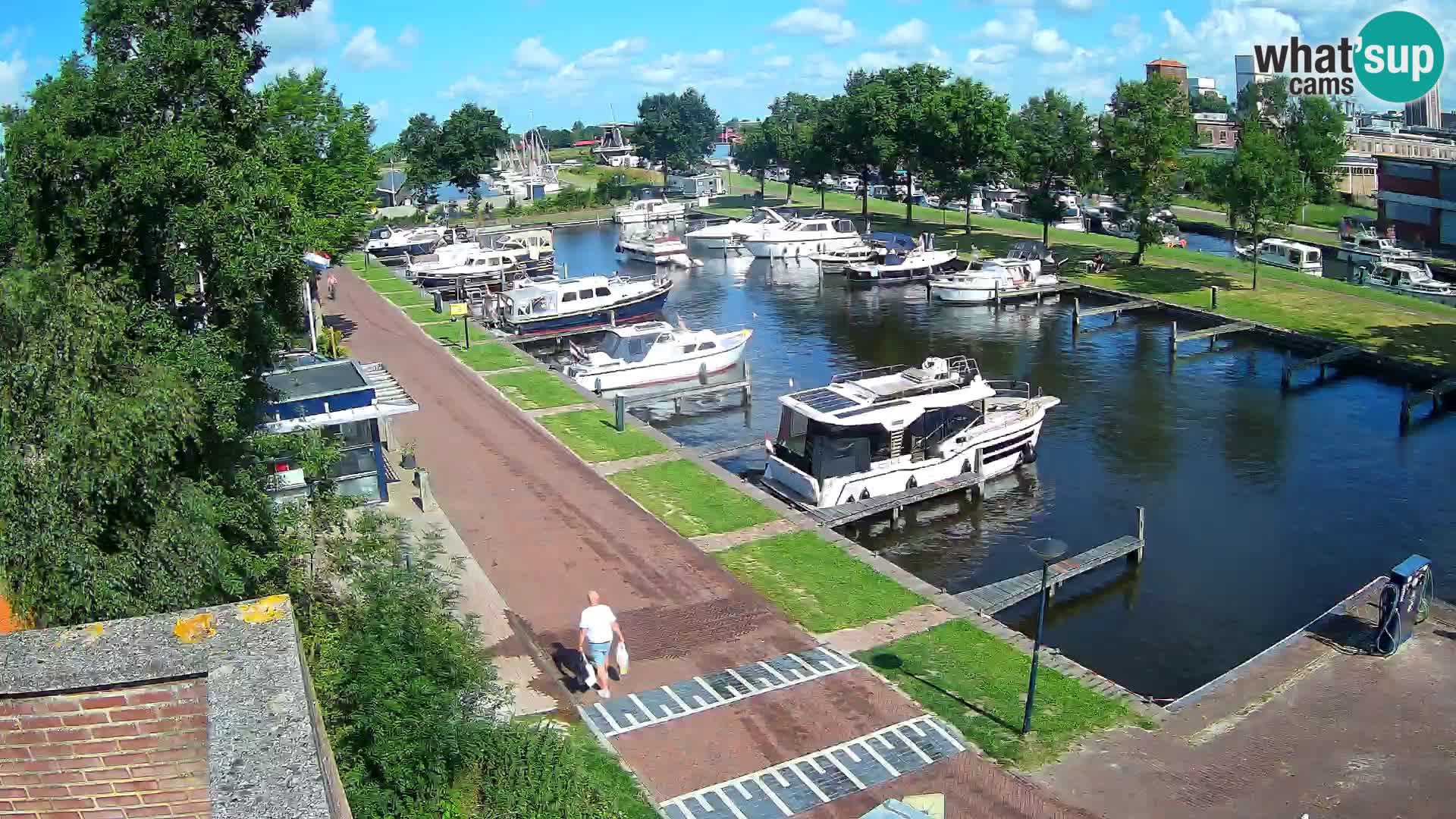 LIVE Joure Hafen webcam Windmühle