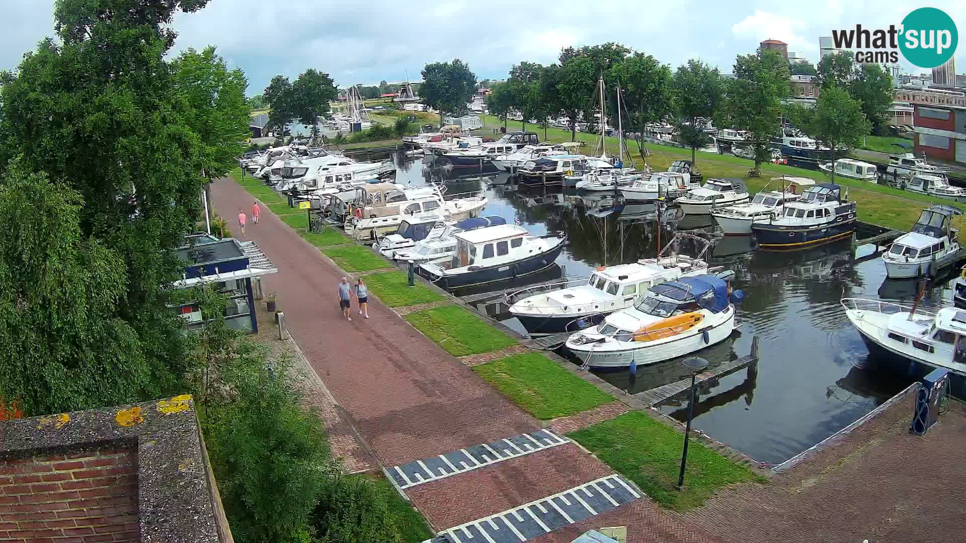 LIVE Joure Hafen webcam Windmühle