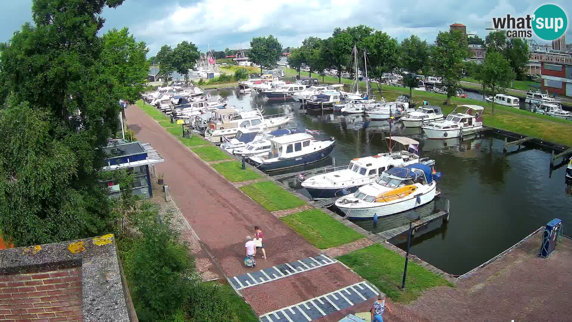 Le port de Joure webcam – vue du moulin à vent