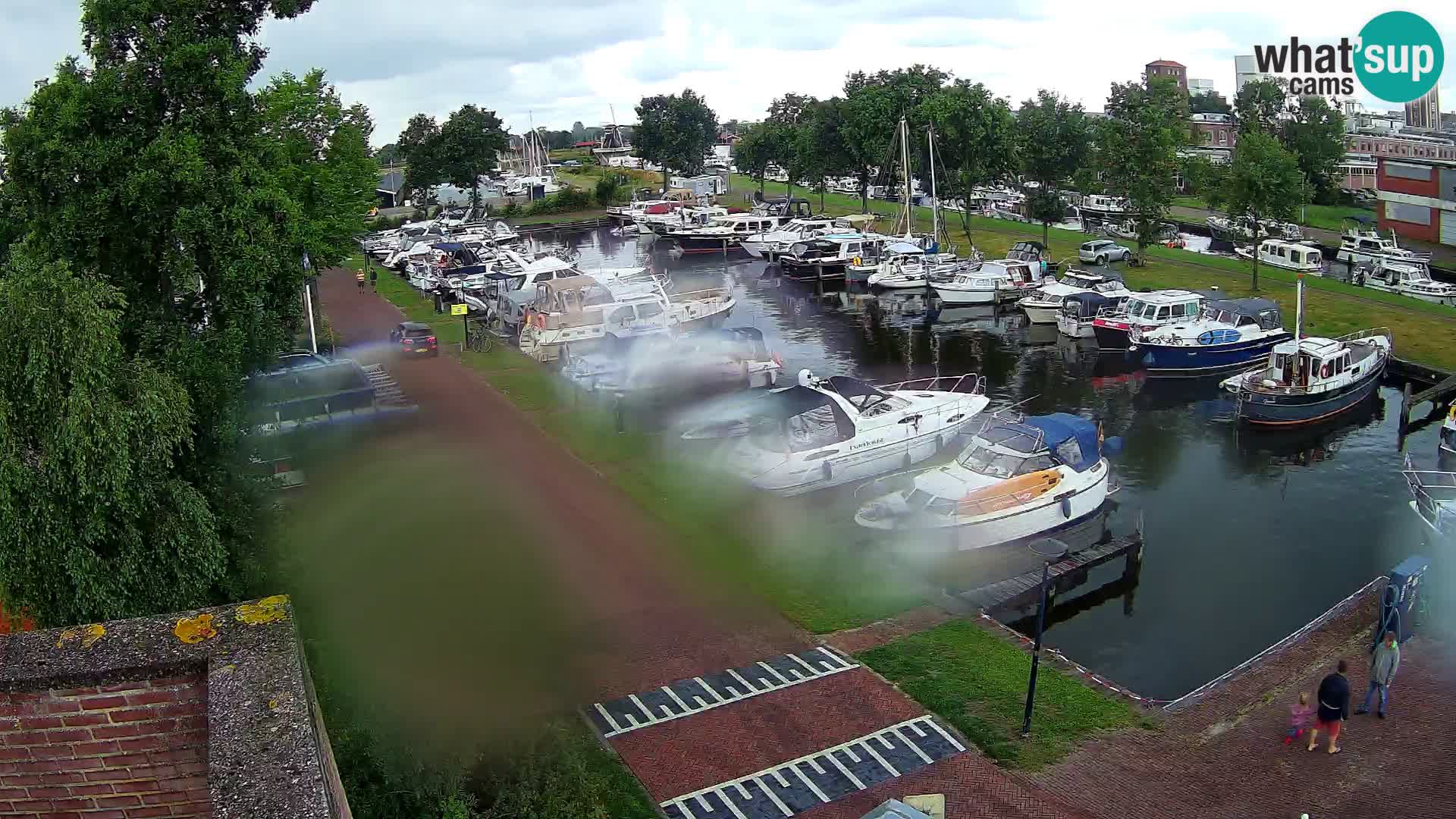 Le port de Joure webcam – vue du moulin à vent