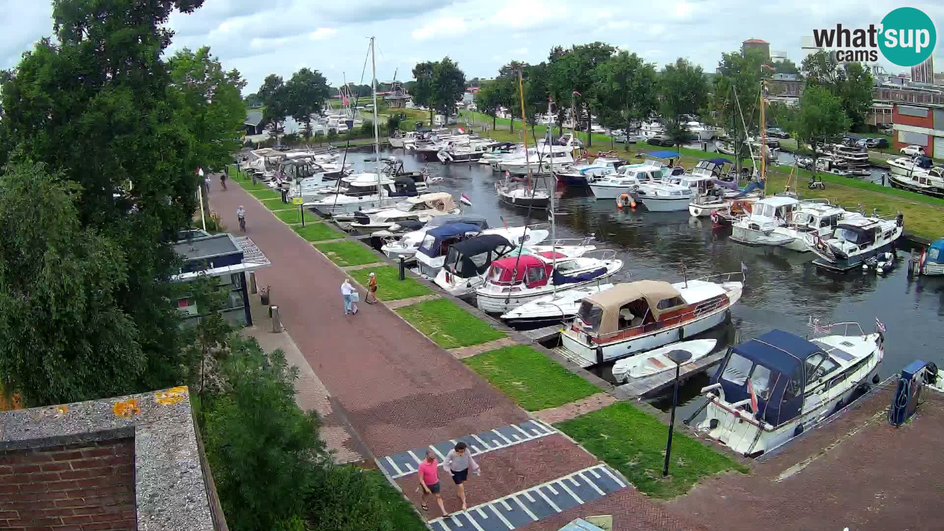 Le port de Joure webcam – vue du moulin à vent