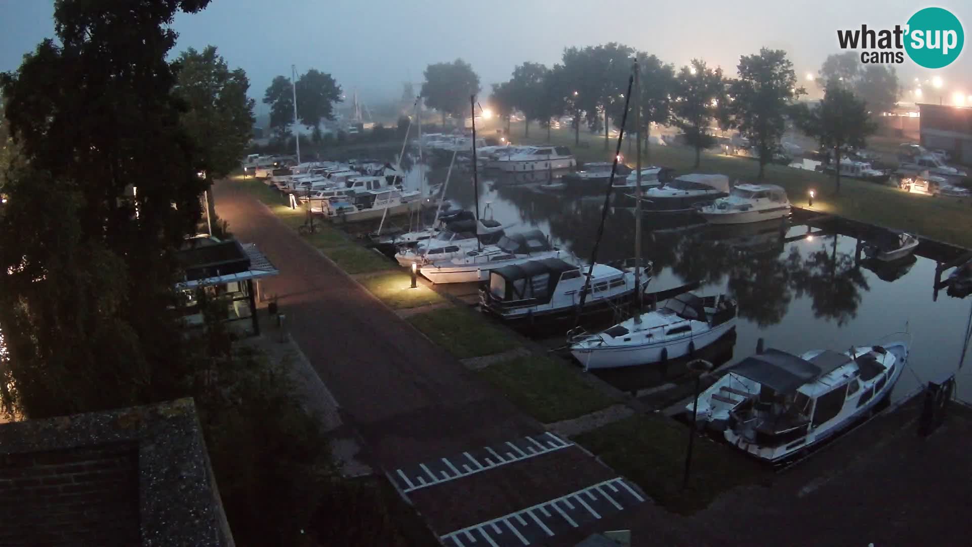 Le port de Joure webcam – vue du moulin à vent
