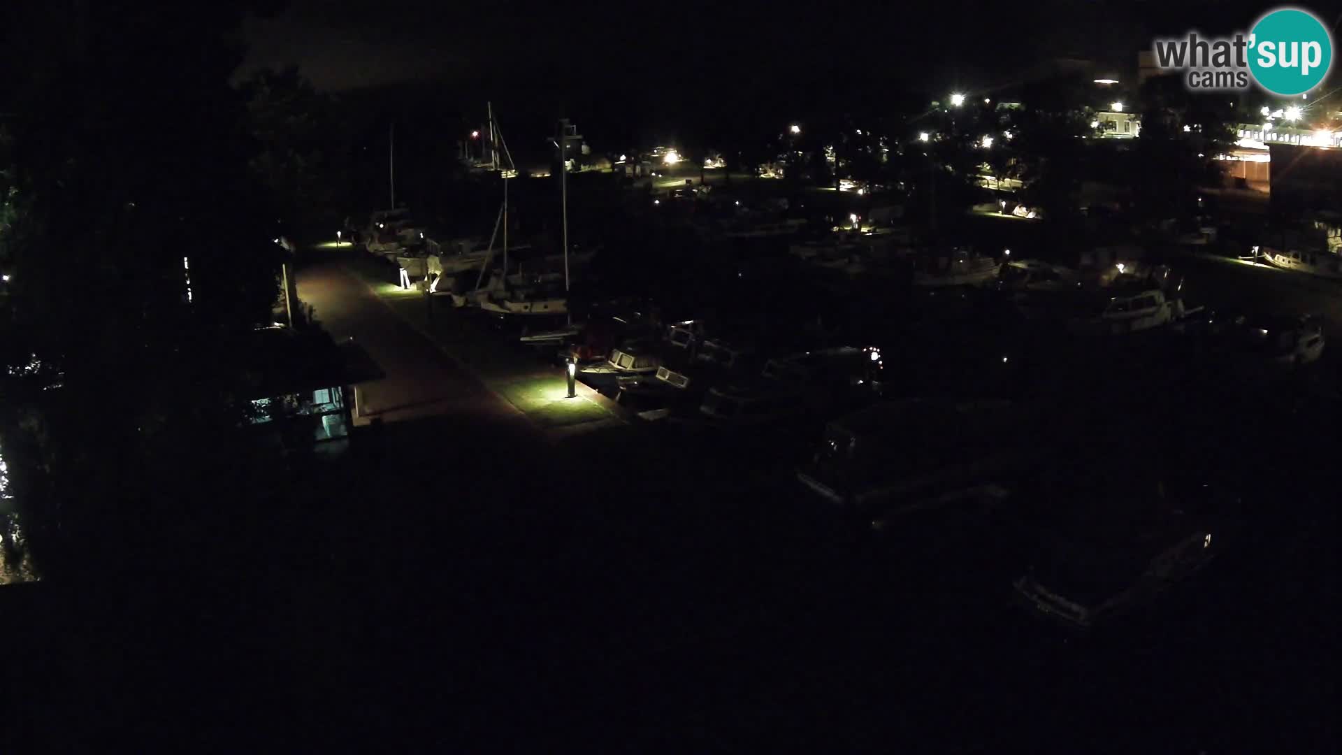 Joure harbour webcam – windmill view