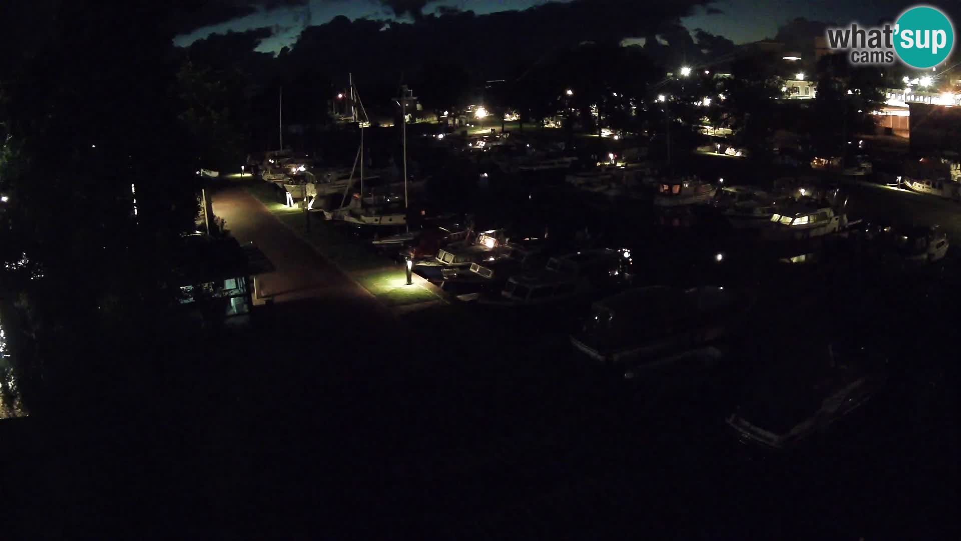 Joure harbour webcam – windmill view