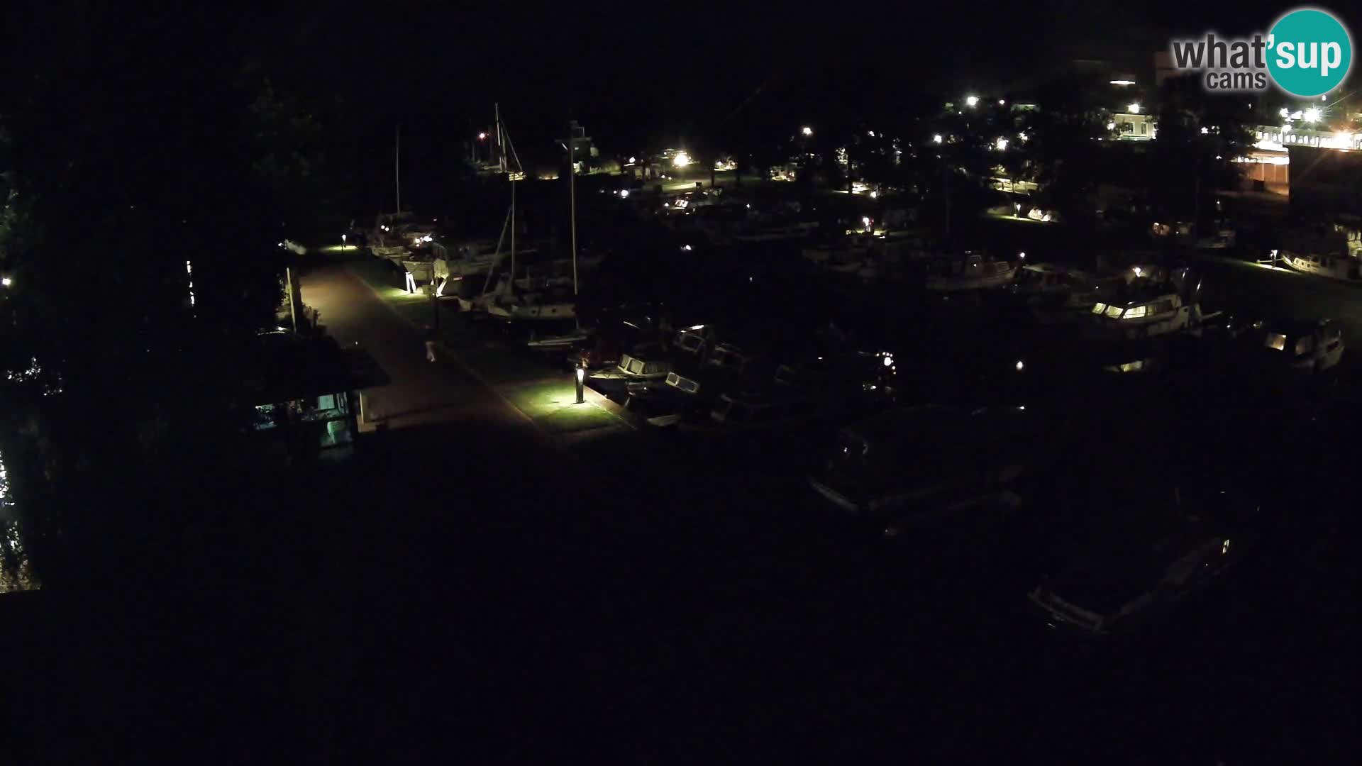 Joure harbour webcam – windmill view