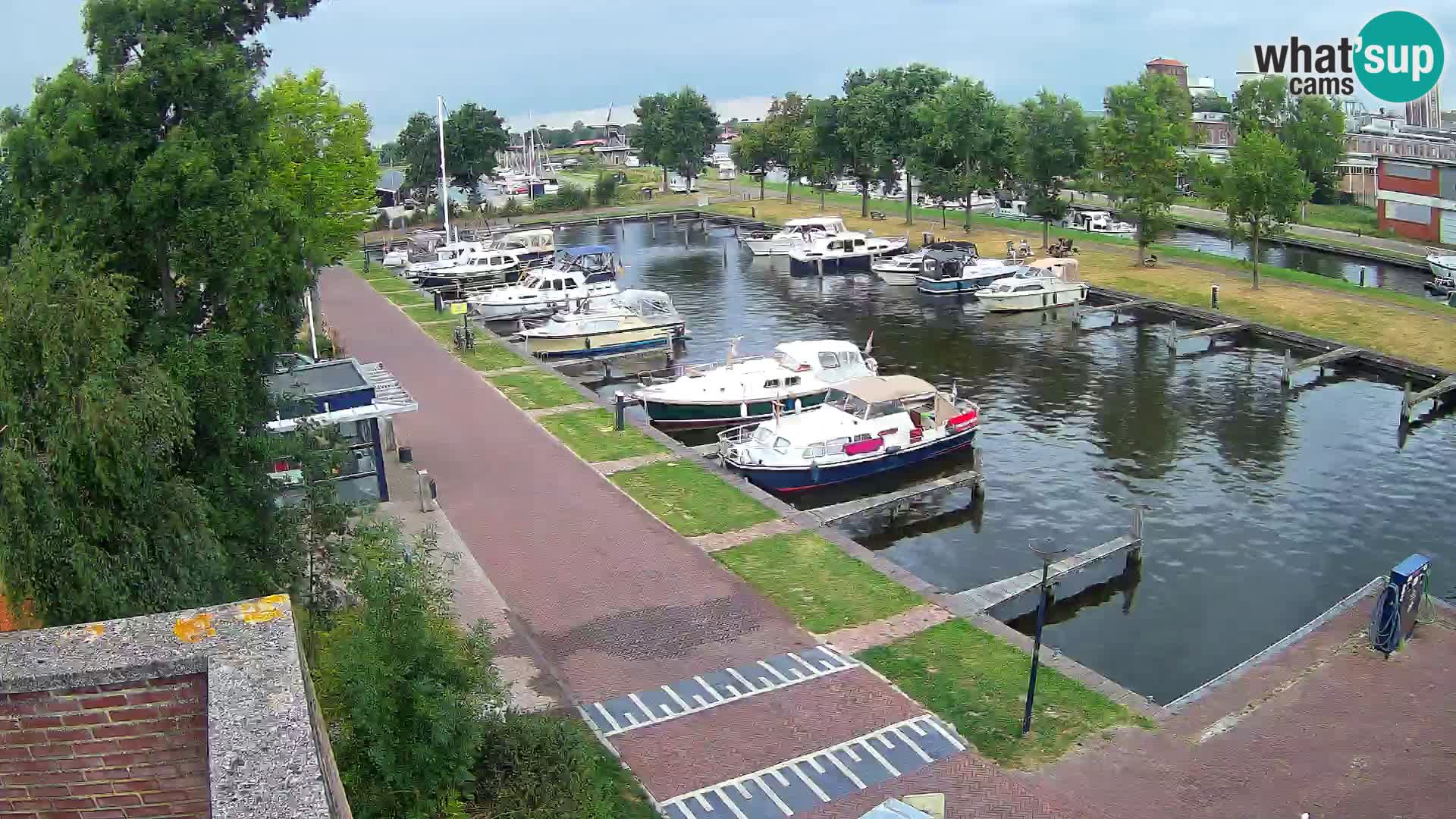 LIVE Joure Hafen webcam Windmühle