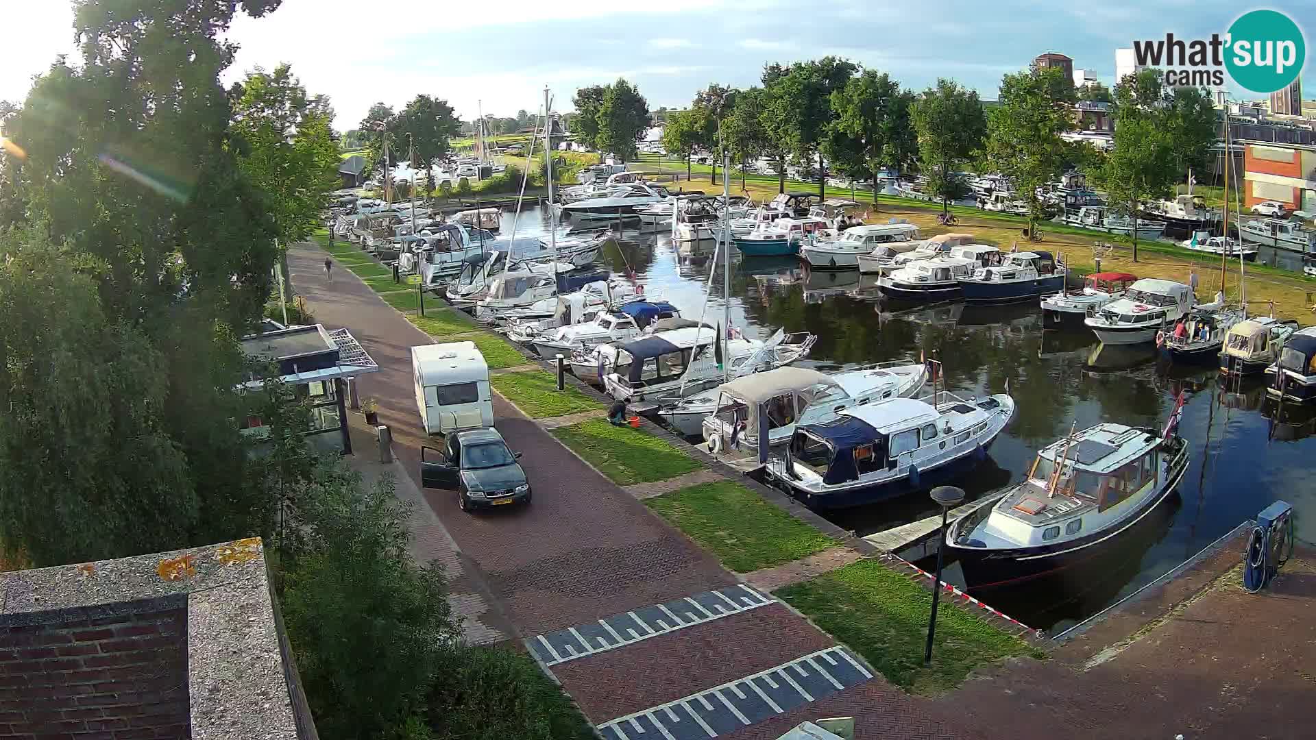 Le port de Joure webcam – vue du moulin à vent