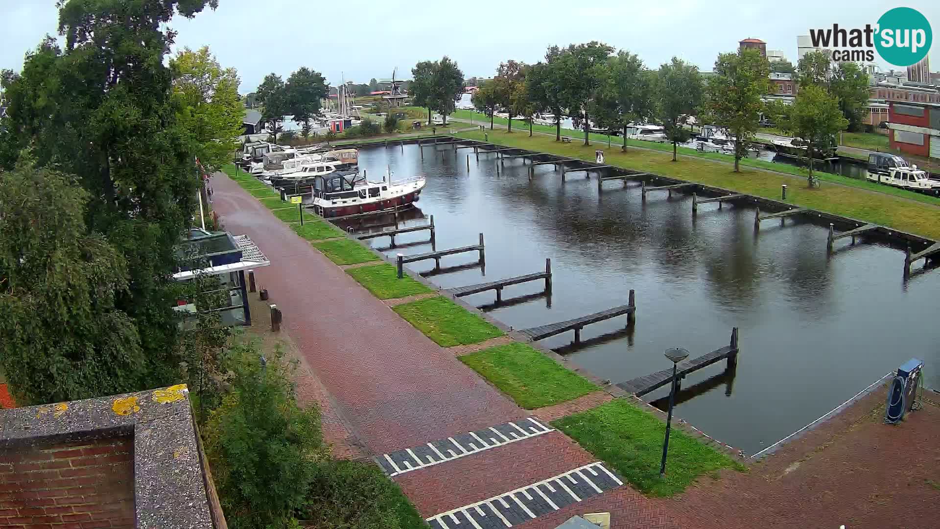 LIVE Joure Hafen webcam Windmühle