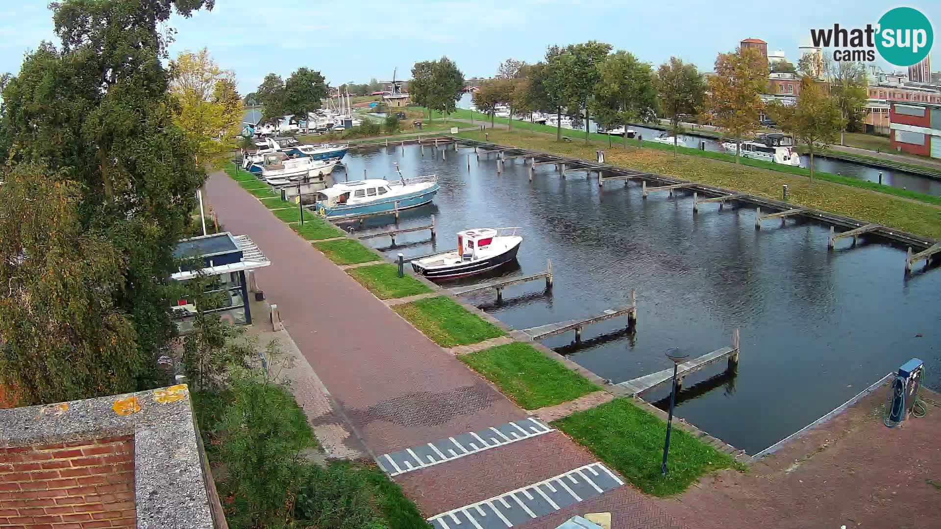 LIVE Joure Hafen webcam Windmühle