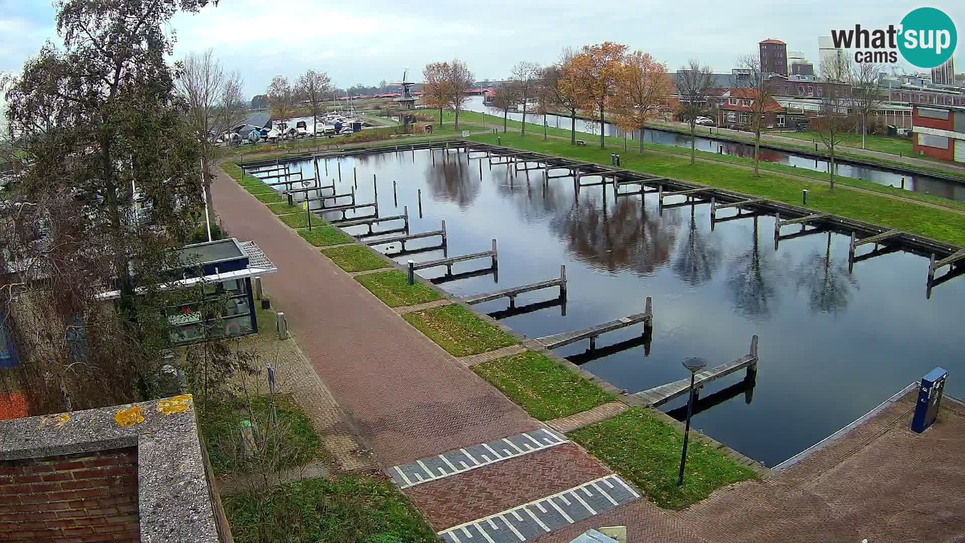 LIVE Joure Hafen webcam Windmühle
