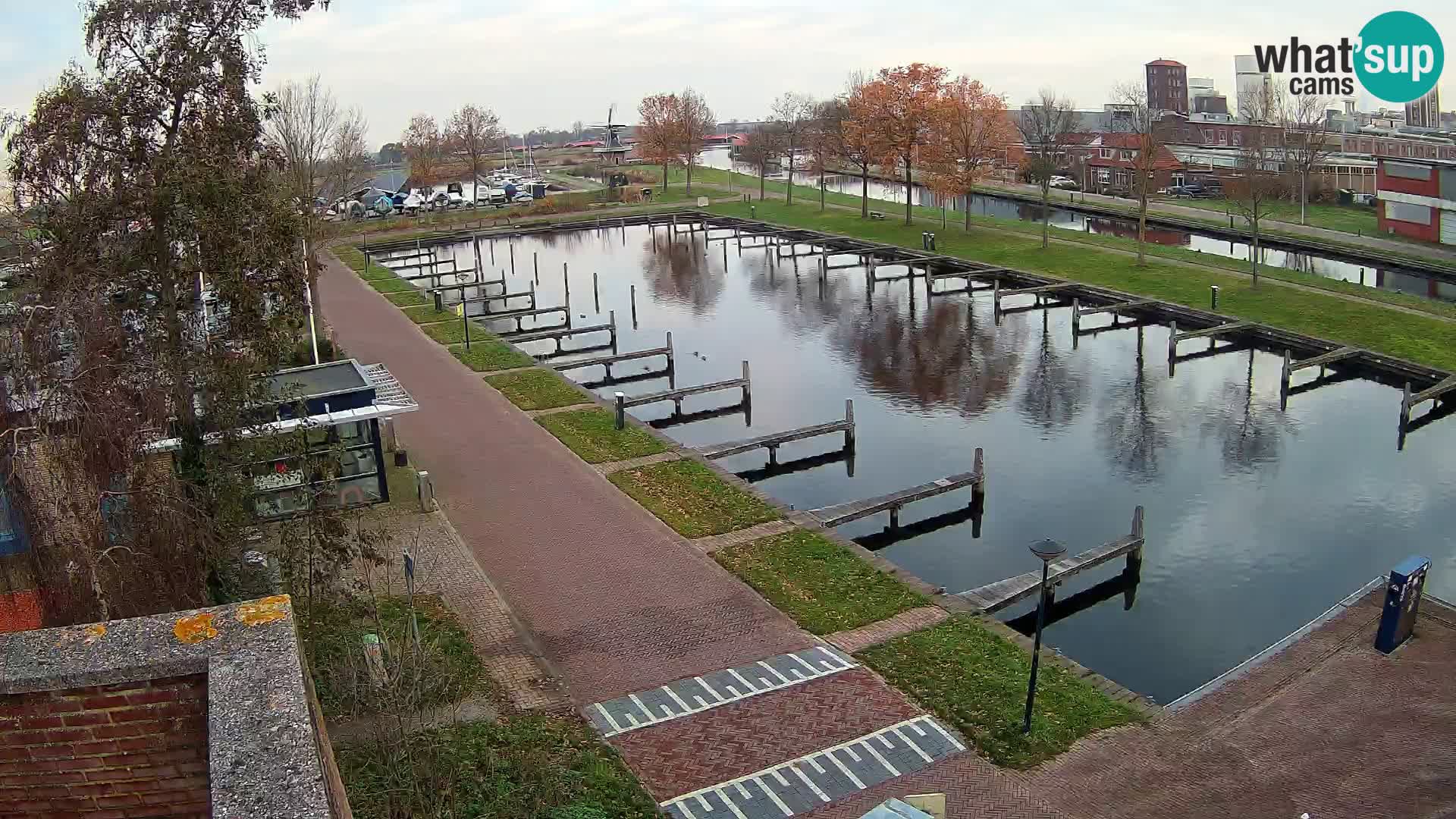 LIVE Joure Hafen webcam Windmühle