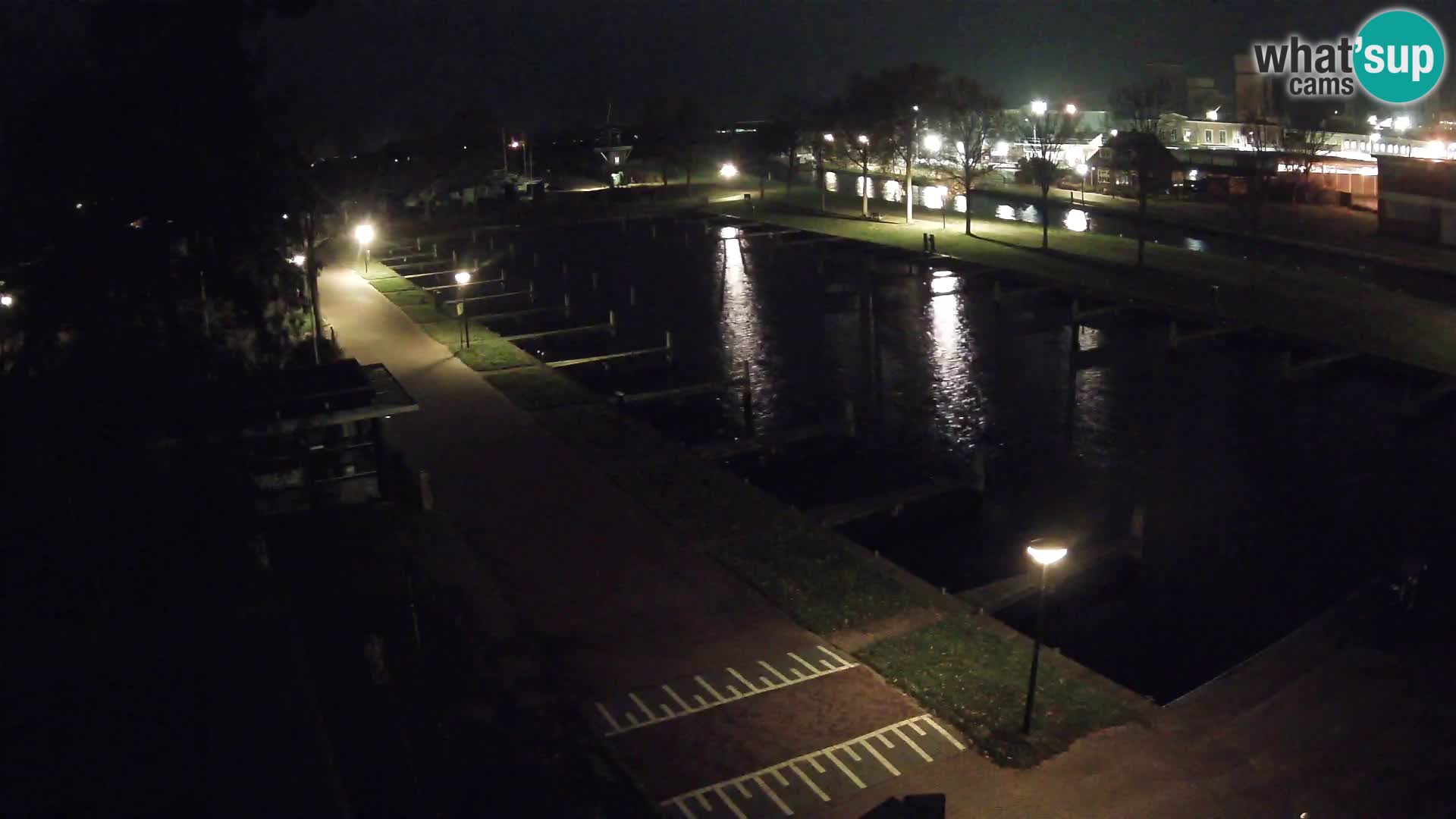 La marina di Joure livecam  – Vista del Mulino a vento