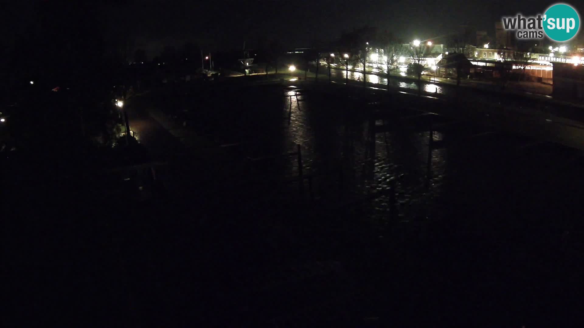 Joure harbour webcam – windmill view