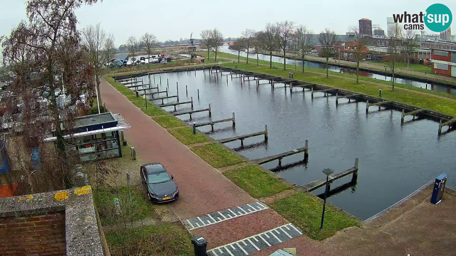LIVE Joure Hafen webcam Windmühle