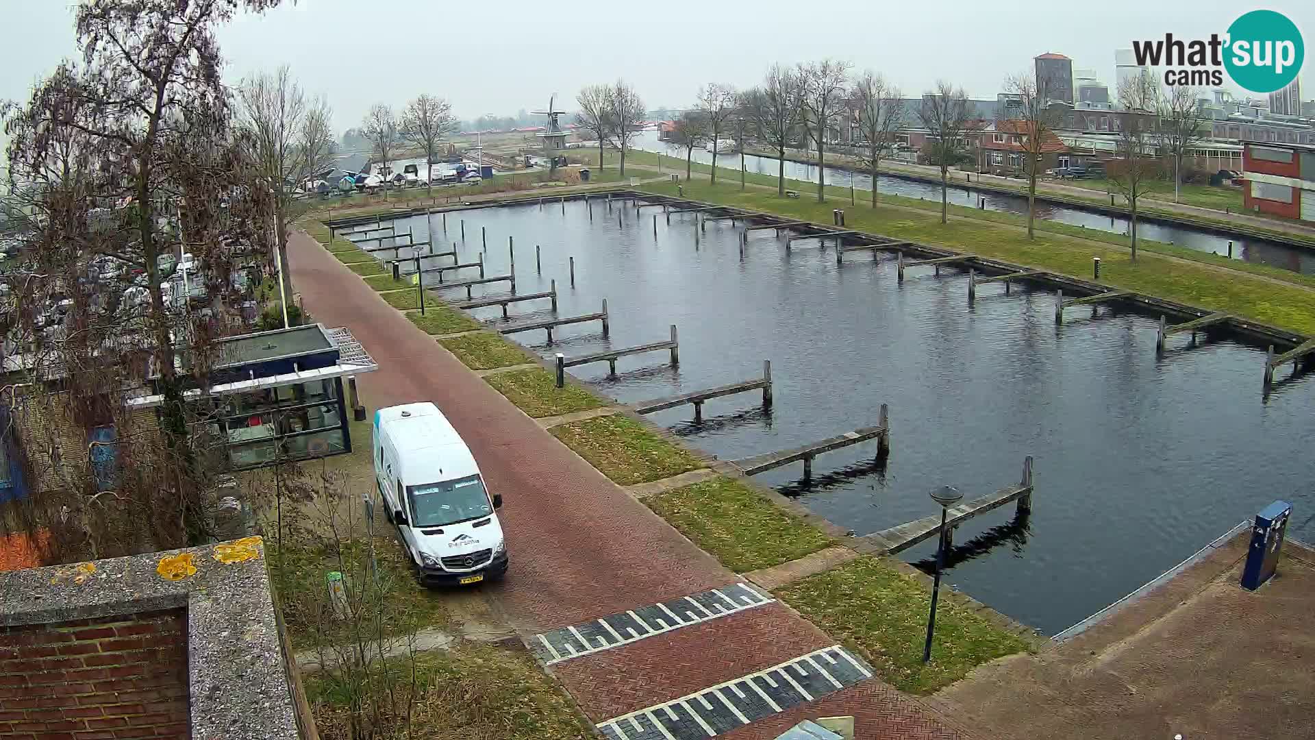 LIVE Joure Hafen webcam Windmühle