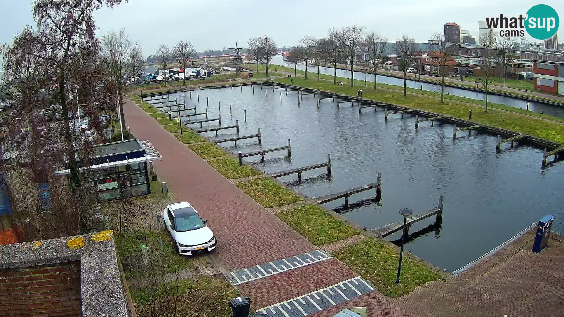 LIVE Joure Hafen webcam Windmühle