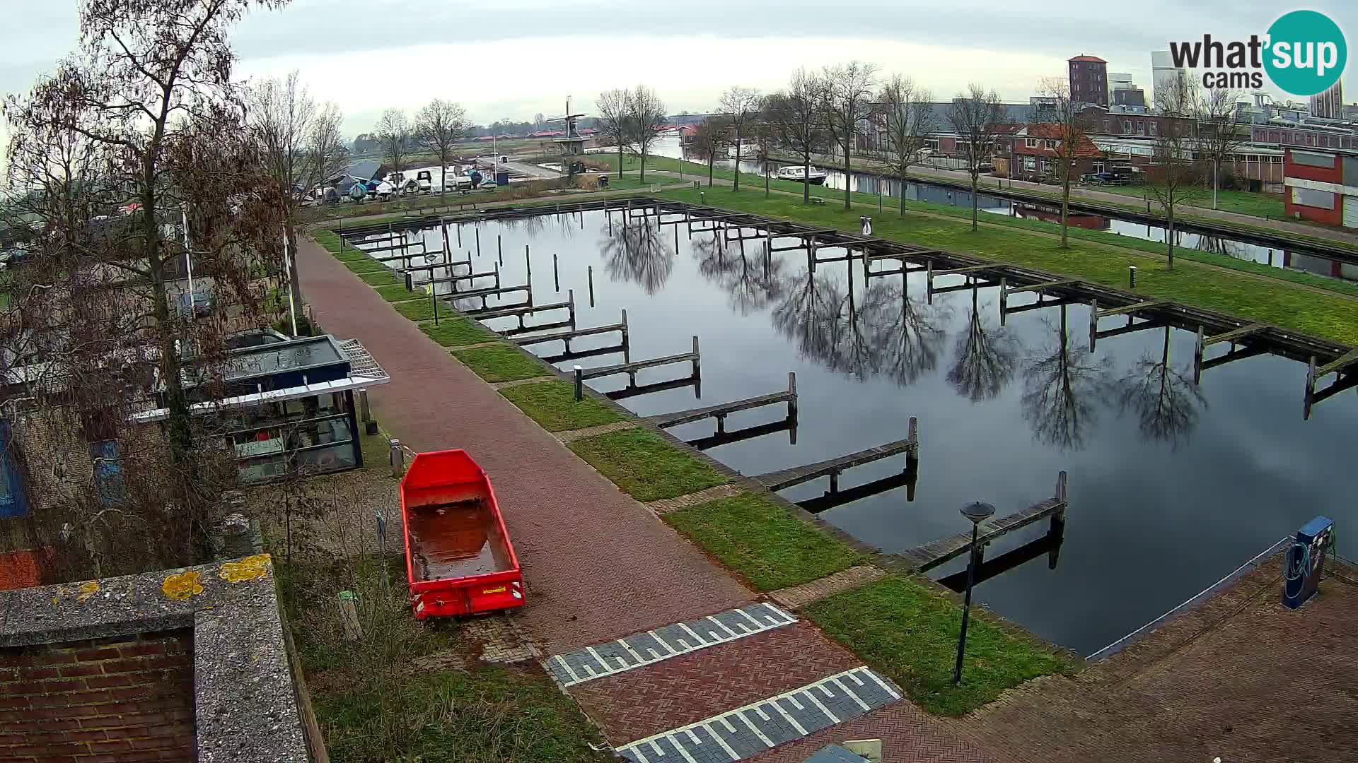LIVE Joure Hafen webcam Windmühle