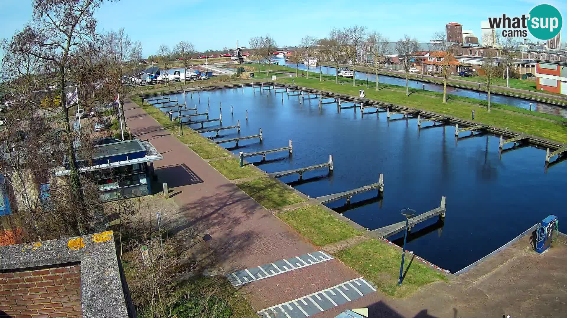 LIVE Joure Hafen webcam Windmühle