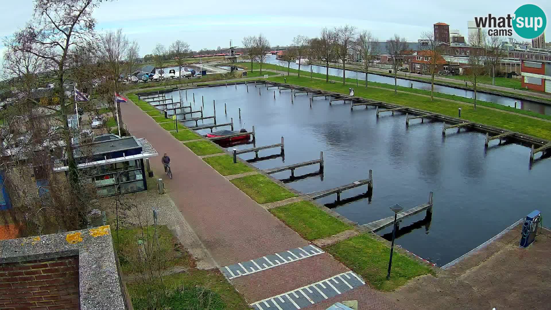 LIVE Joure Hafen webcam Windmühle
