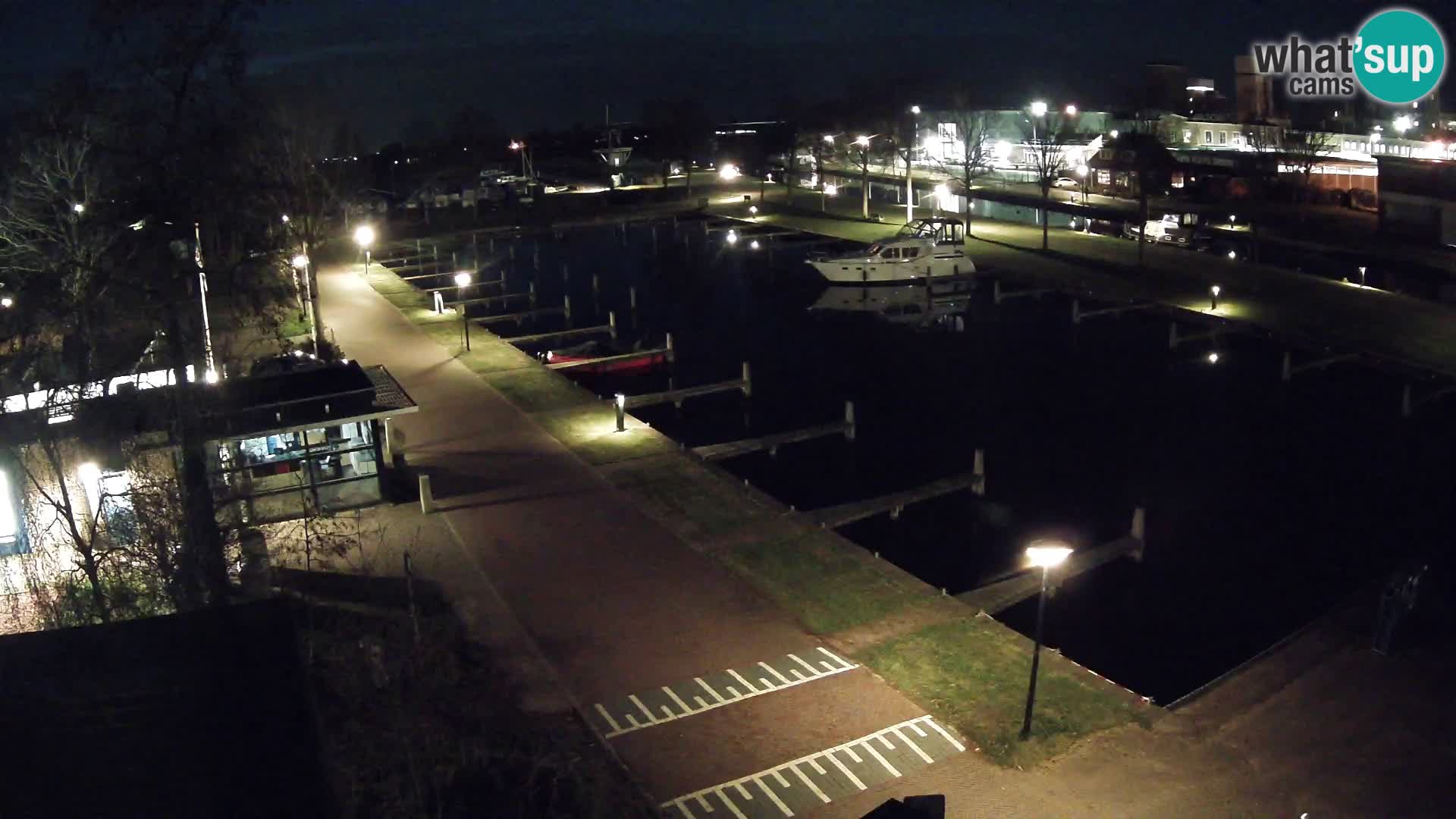 Le port de Joure webcam – vue du moulin à vent