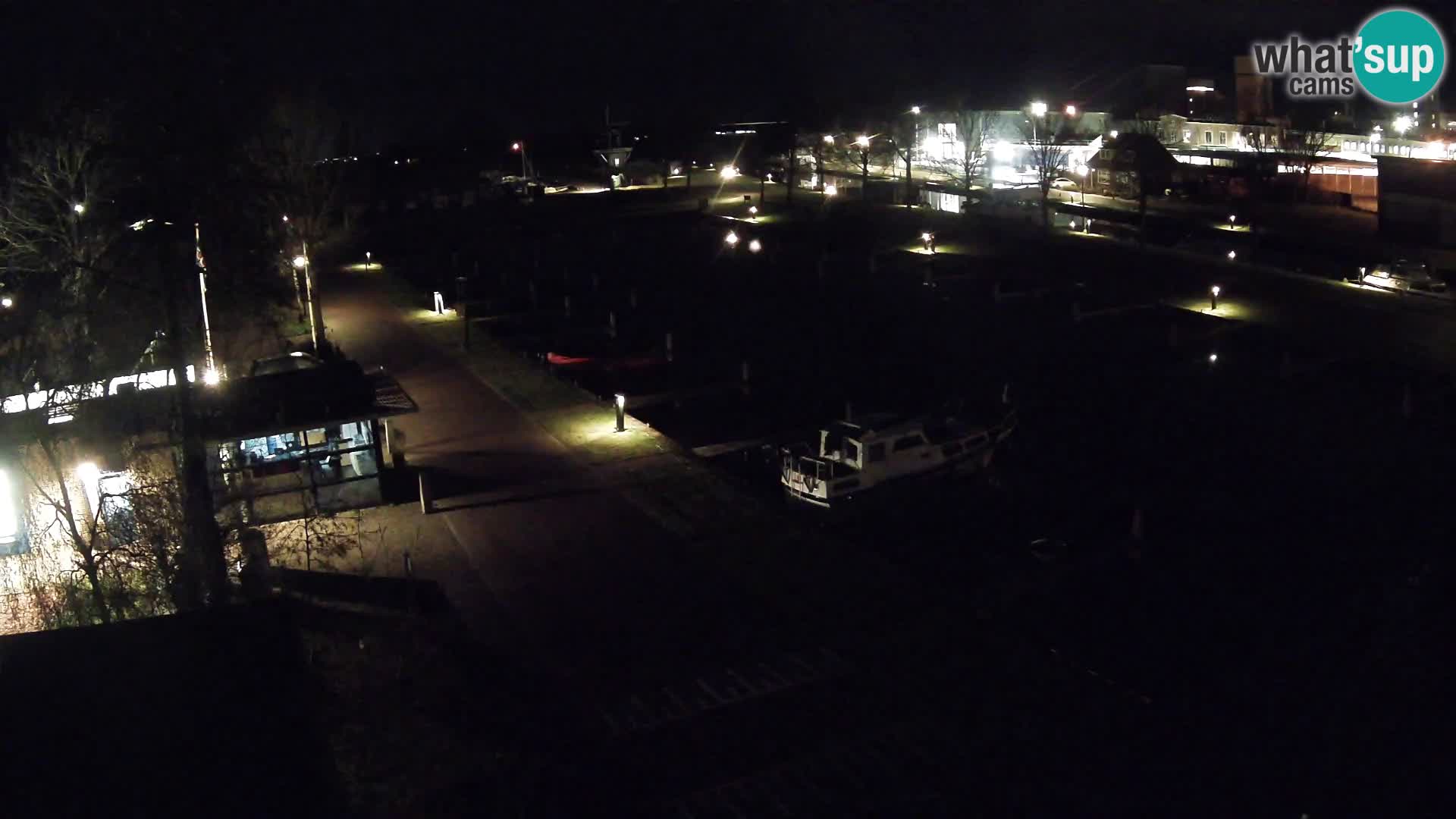 La marina di Joure livecam  – Vista del Mulino a vento