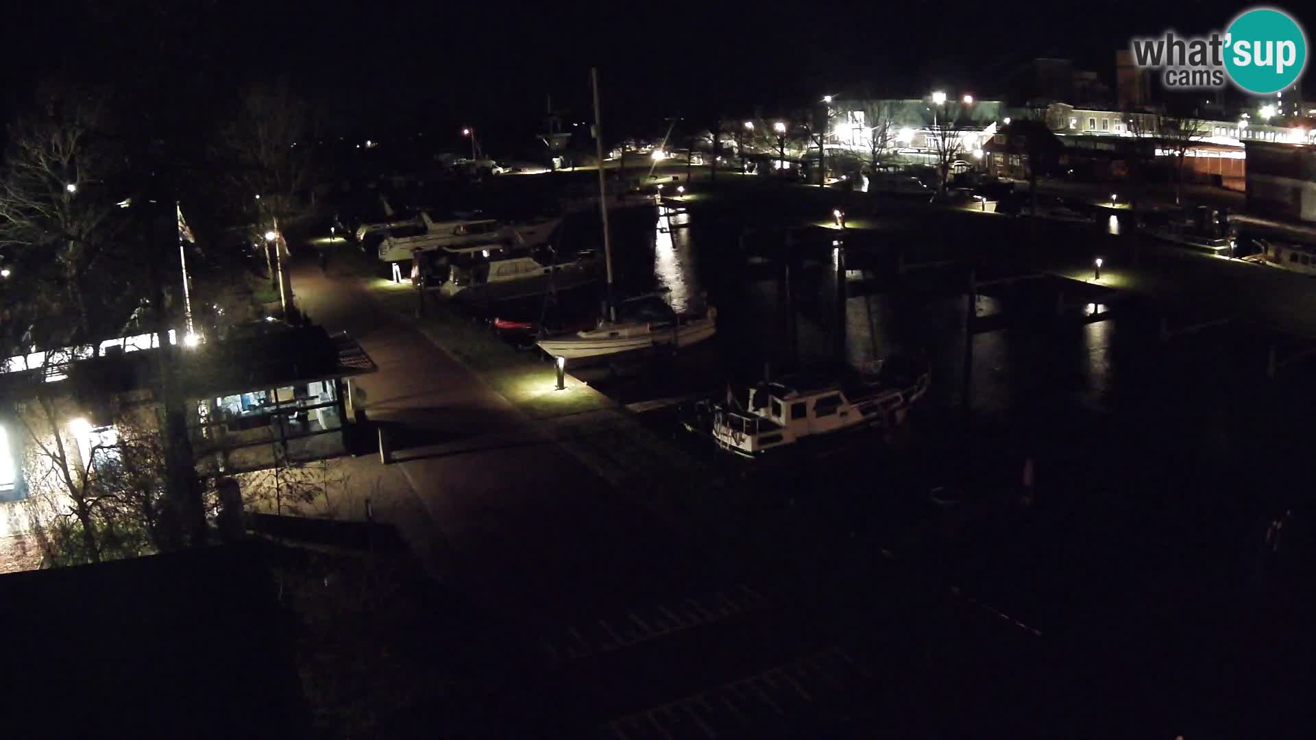 La marina di Joure livecam  – Vista del Mulino a vento