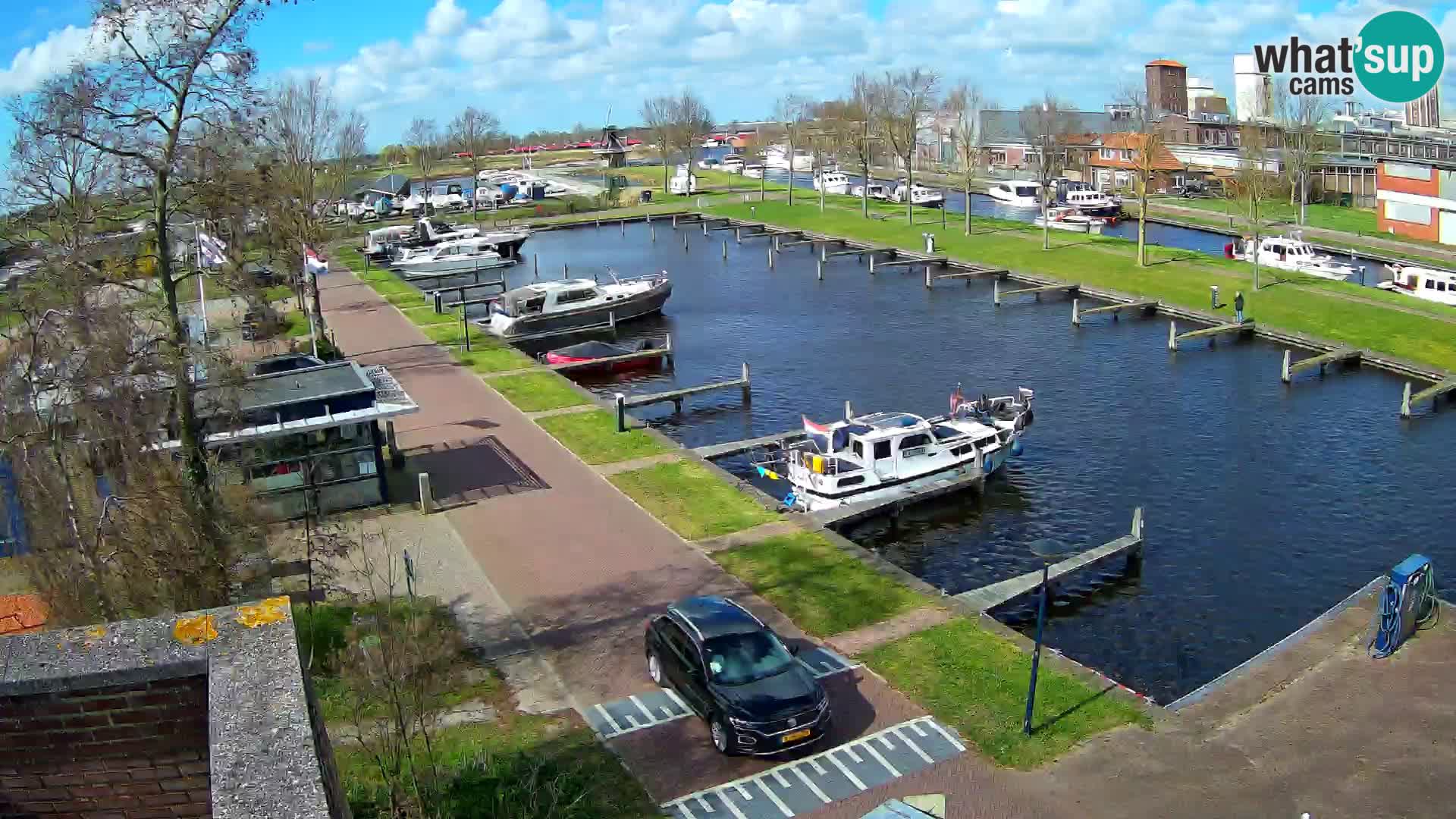 LIVE Joure Hafen webcam Windmühle