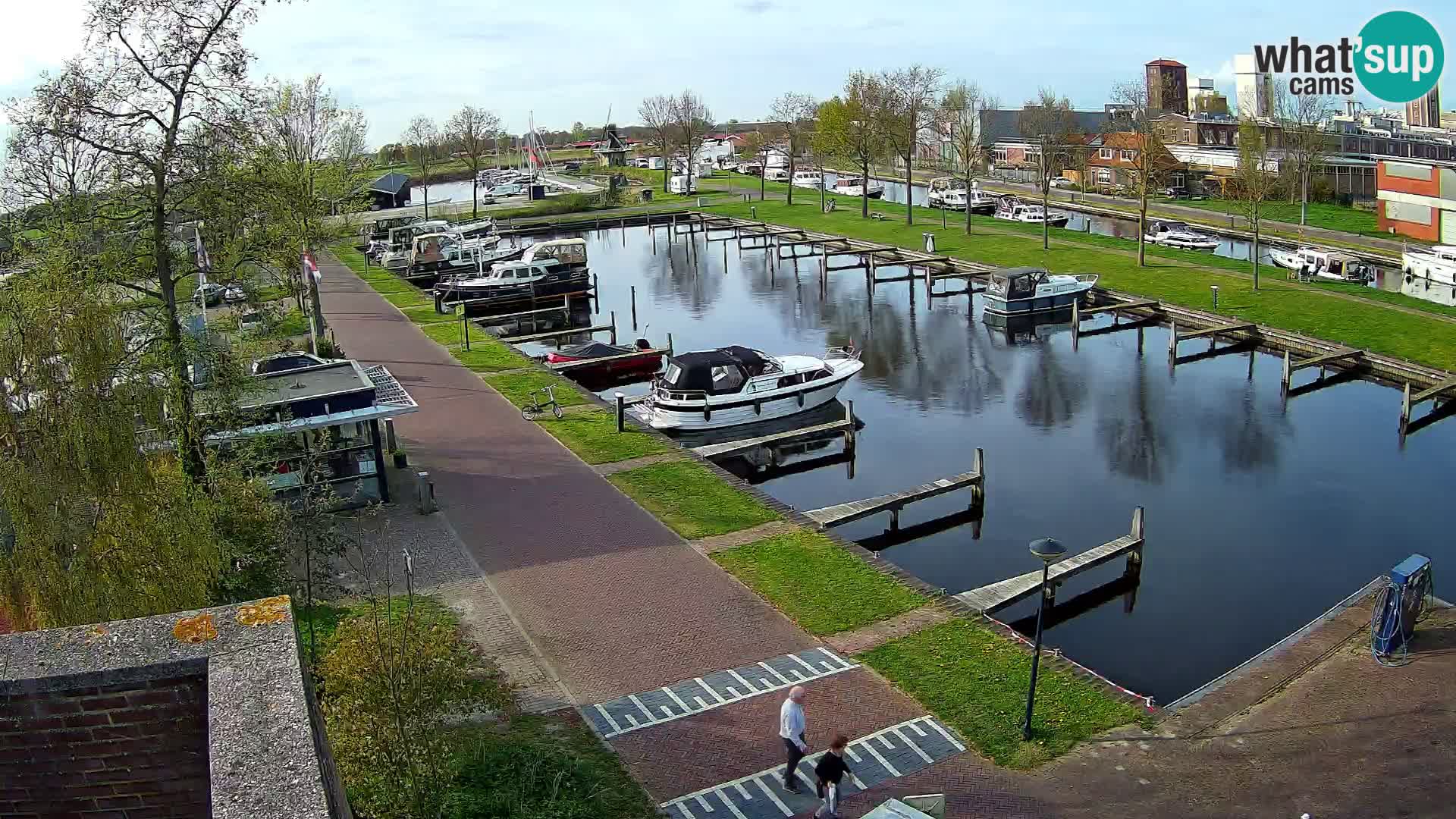 LIVE Joure Hafen webcam Windmühle