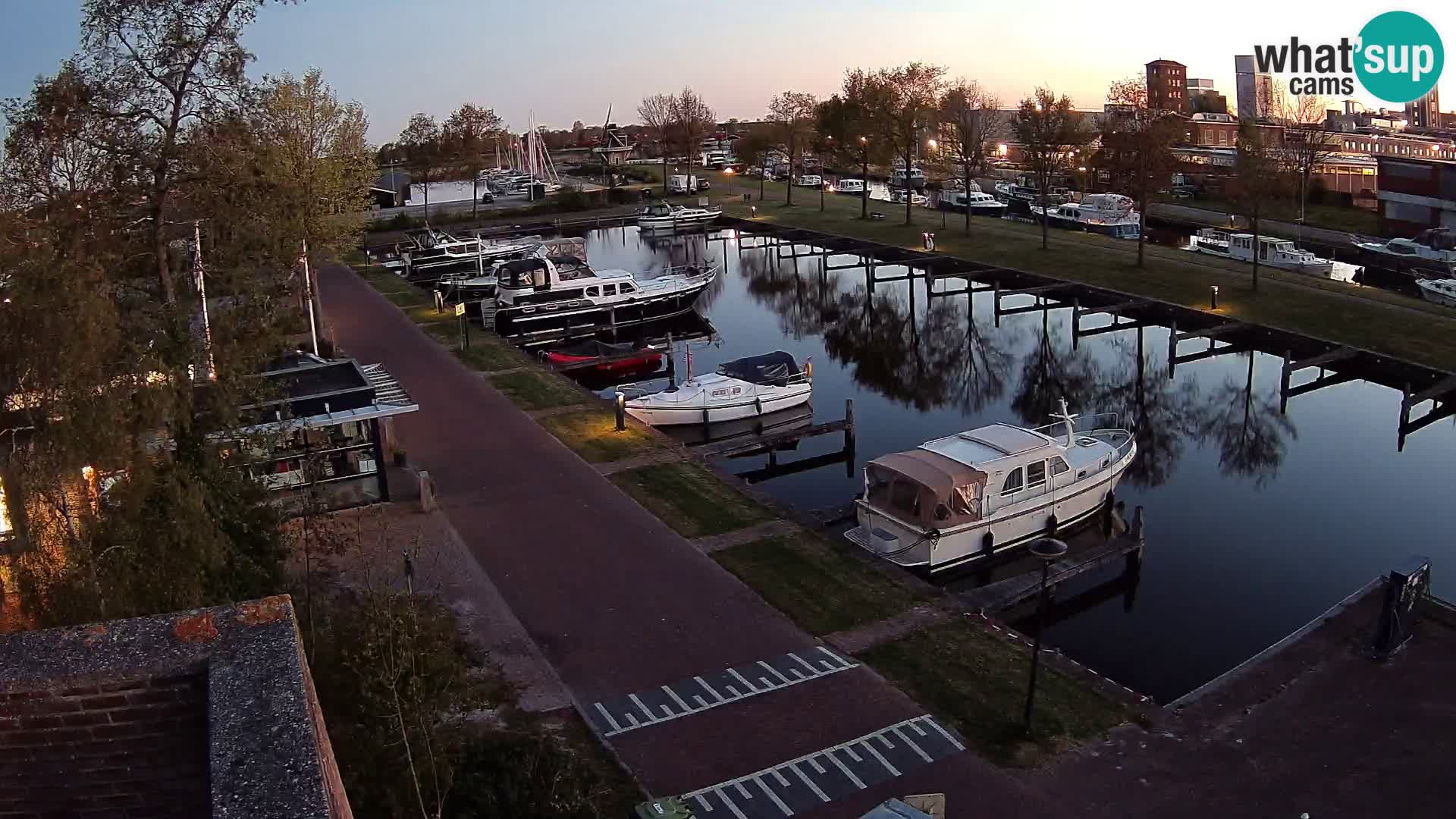 LIVE Joure Hafen webcam Windmühle