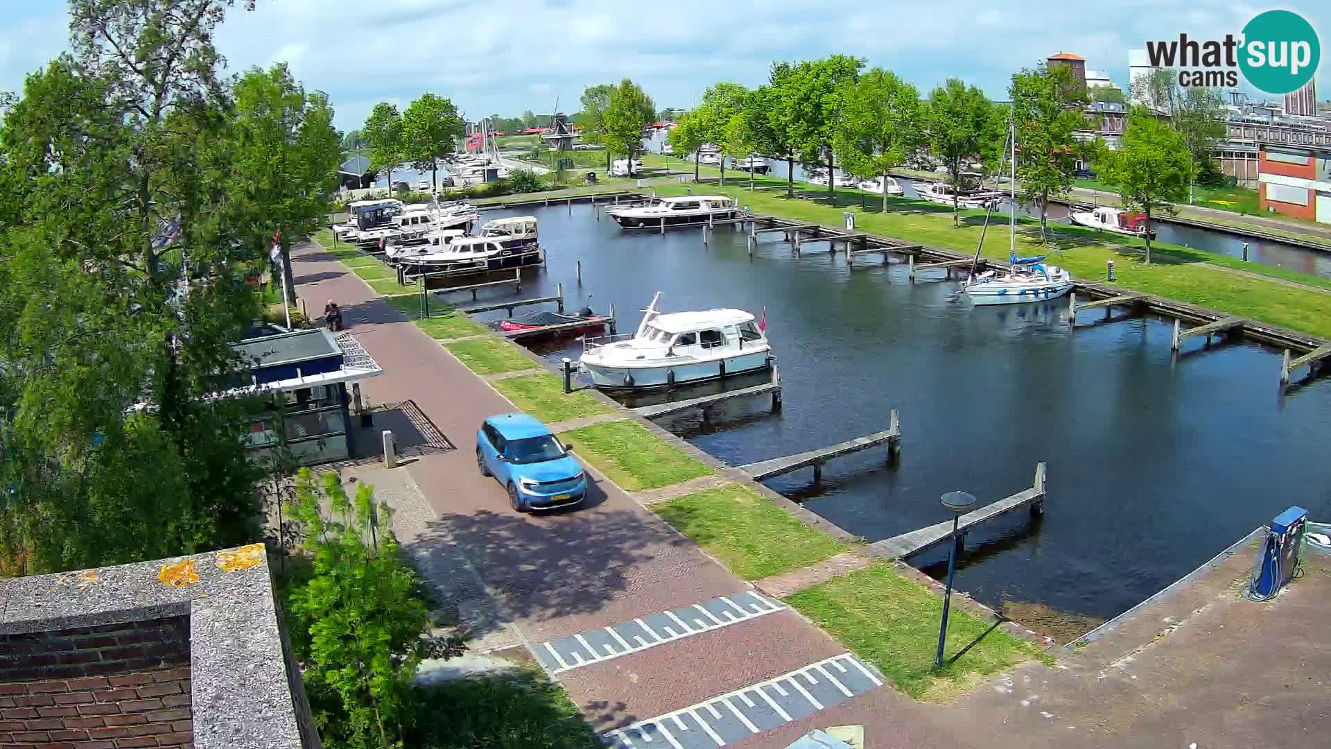 LIVE Joure Hafen webcam Windmühle