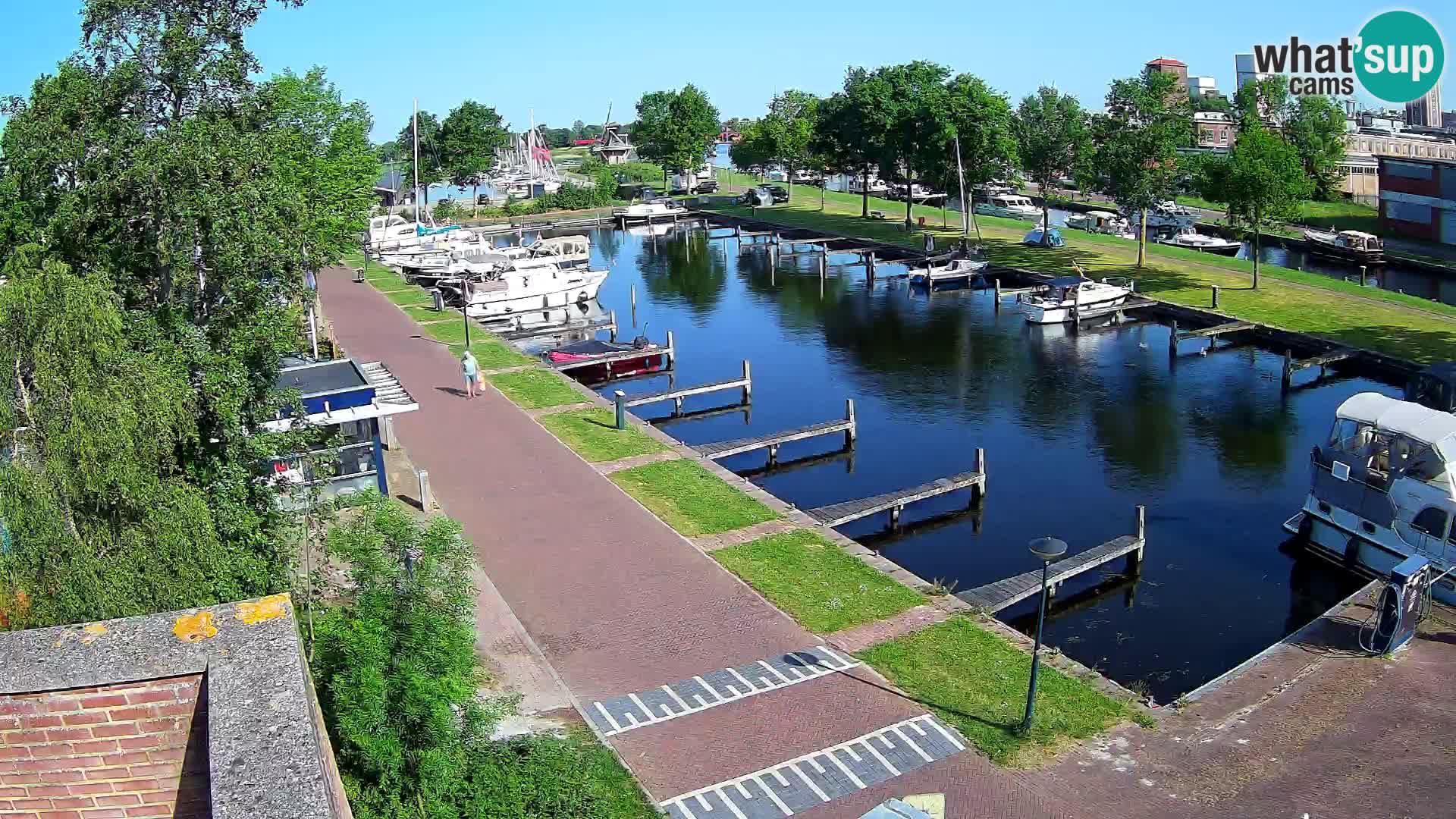 LIVE Joure Hafen webcam Windmühle