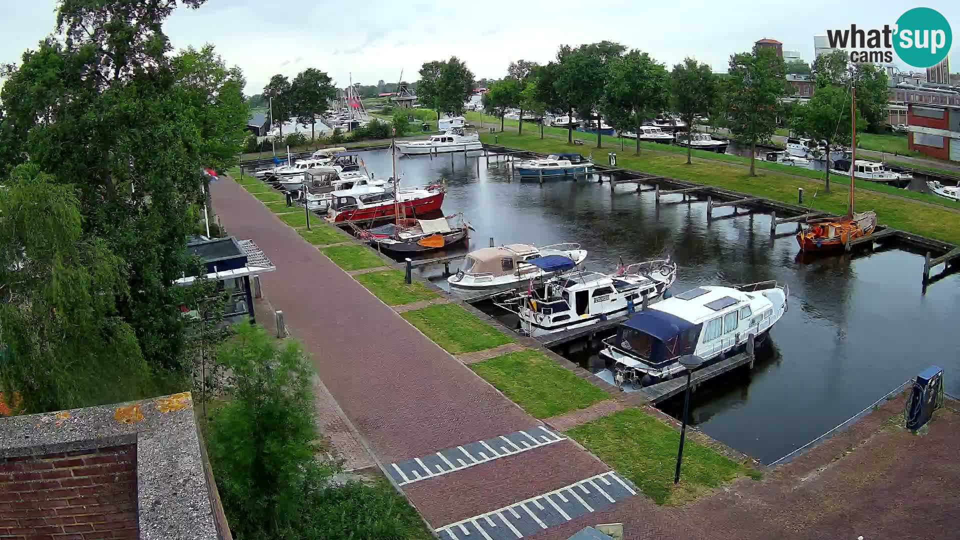 LIVE Joure Hafen webcam Windmühle