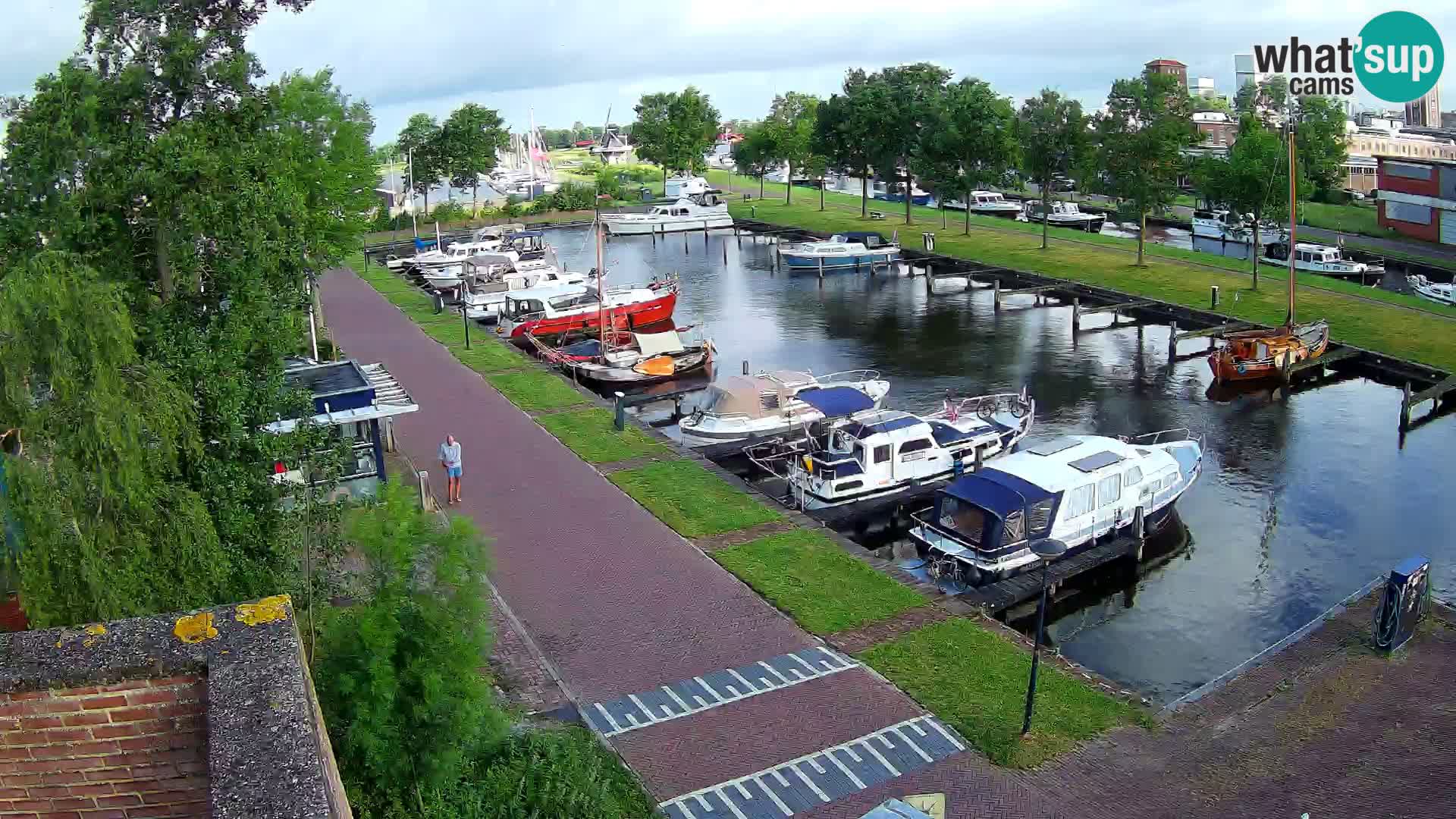 LIVE Joure Hafen webcam Windmühle