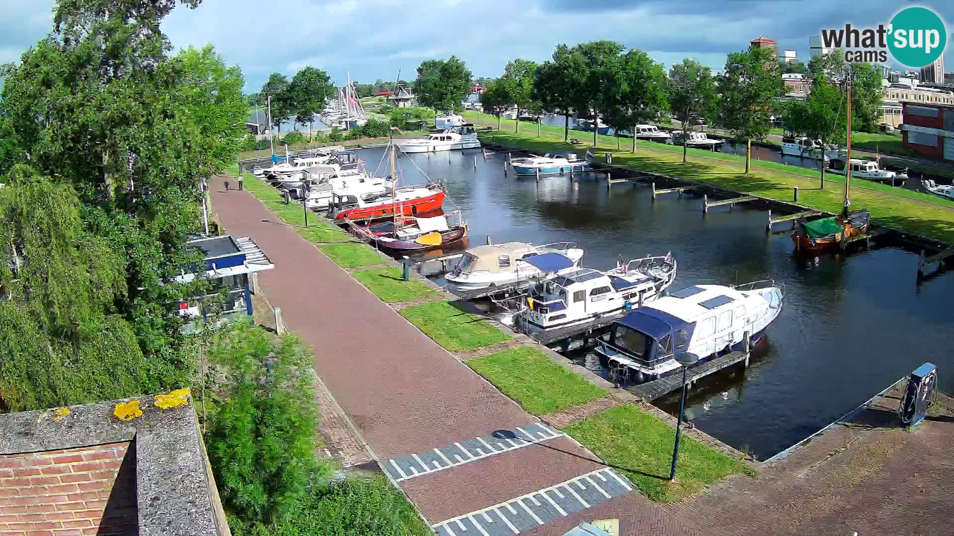 LIVE Joure Hafen webcam Windmühle