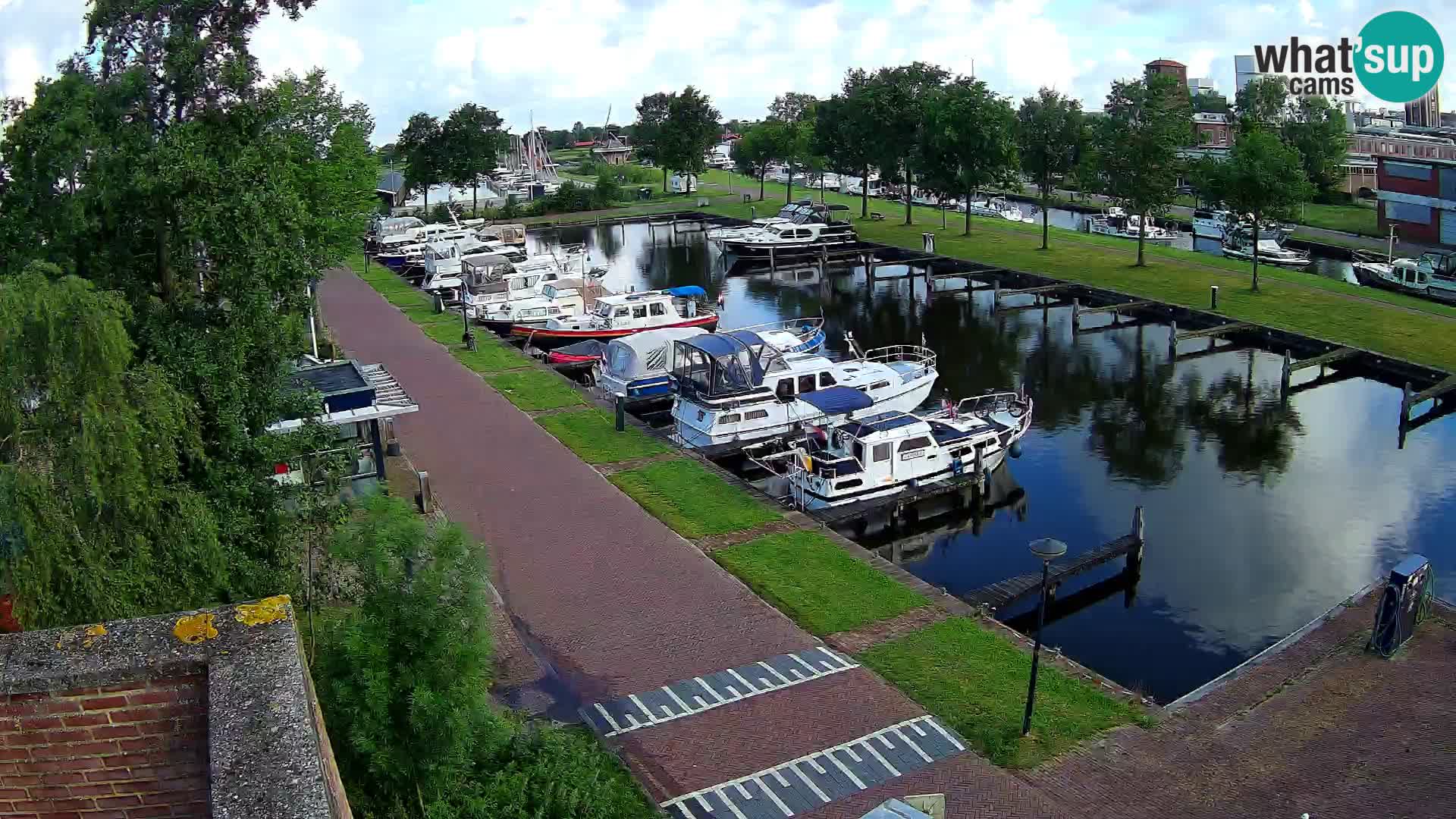 LIVE Joure Hafen webcam Windmühle