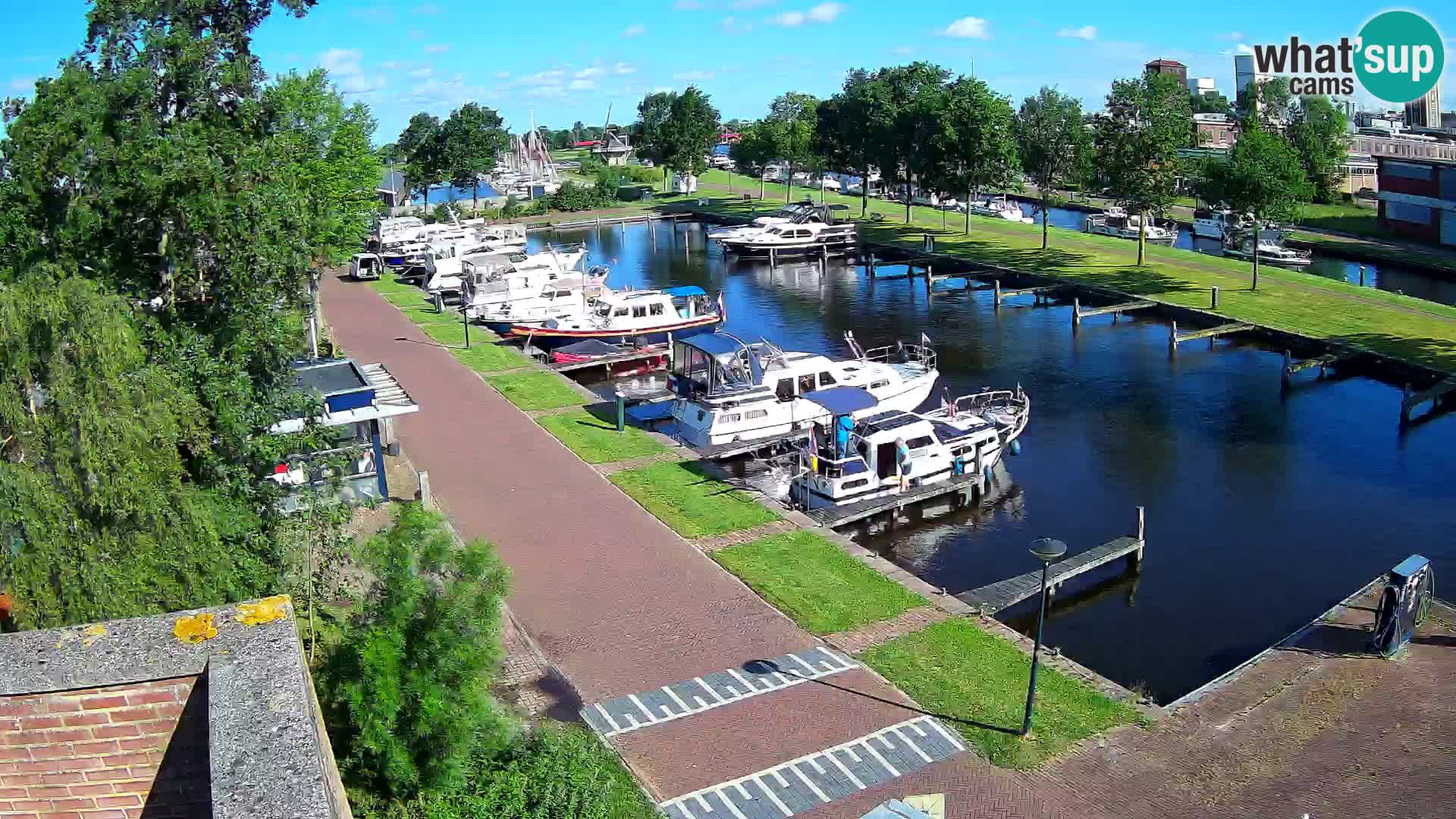 LIVE Joure Hafen webcam Windmühle