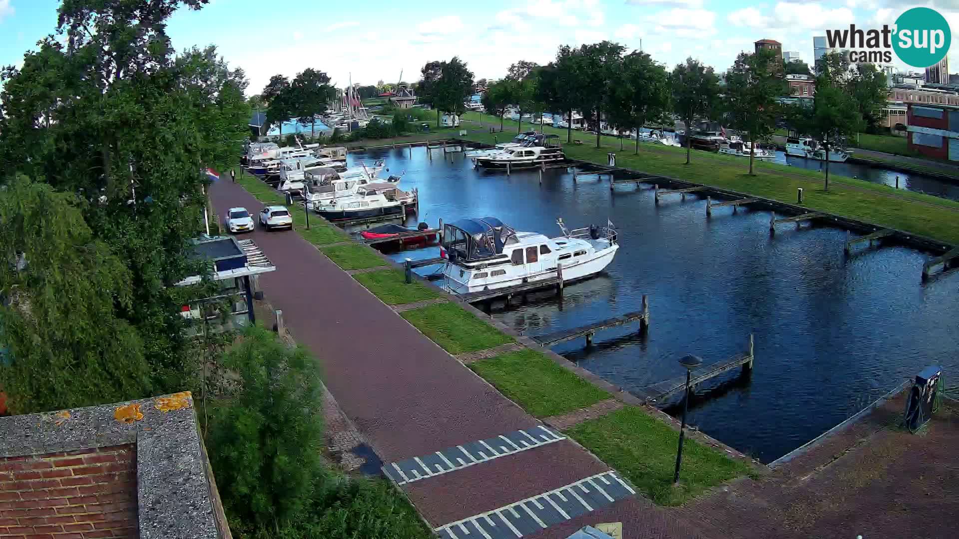 Le port de Joure webcam – vue du moulin à vent