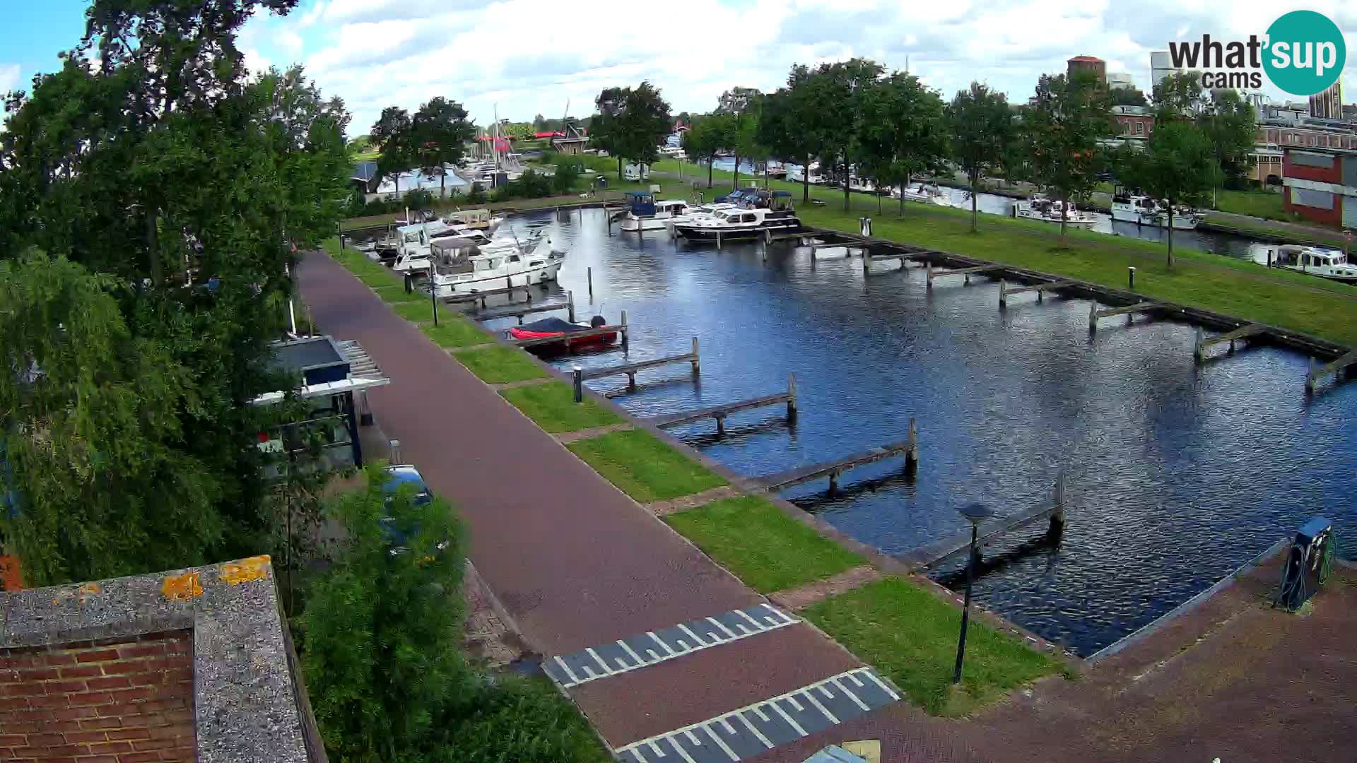 LIVE Joure Hafen webcam Windmühle