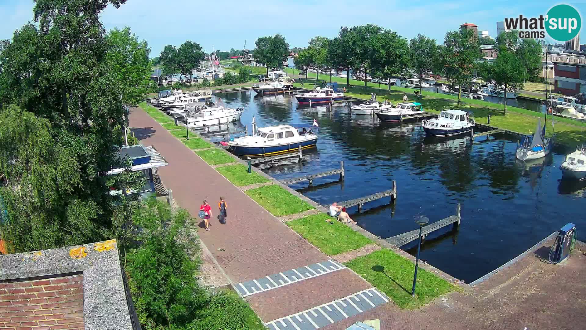 LIVE Joure Hafen webcam Windmühle