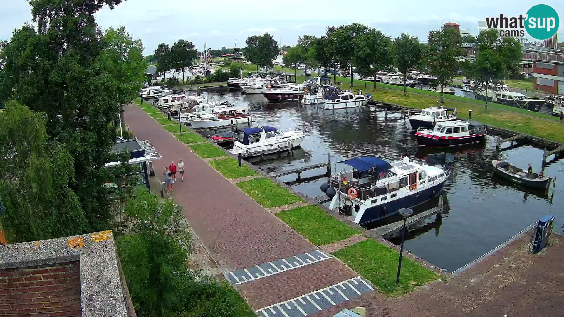 Le port de Joure webcam – vue du moulin à vent