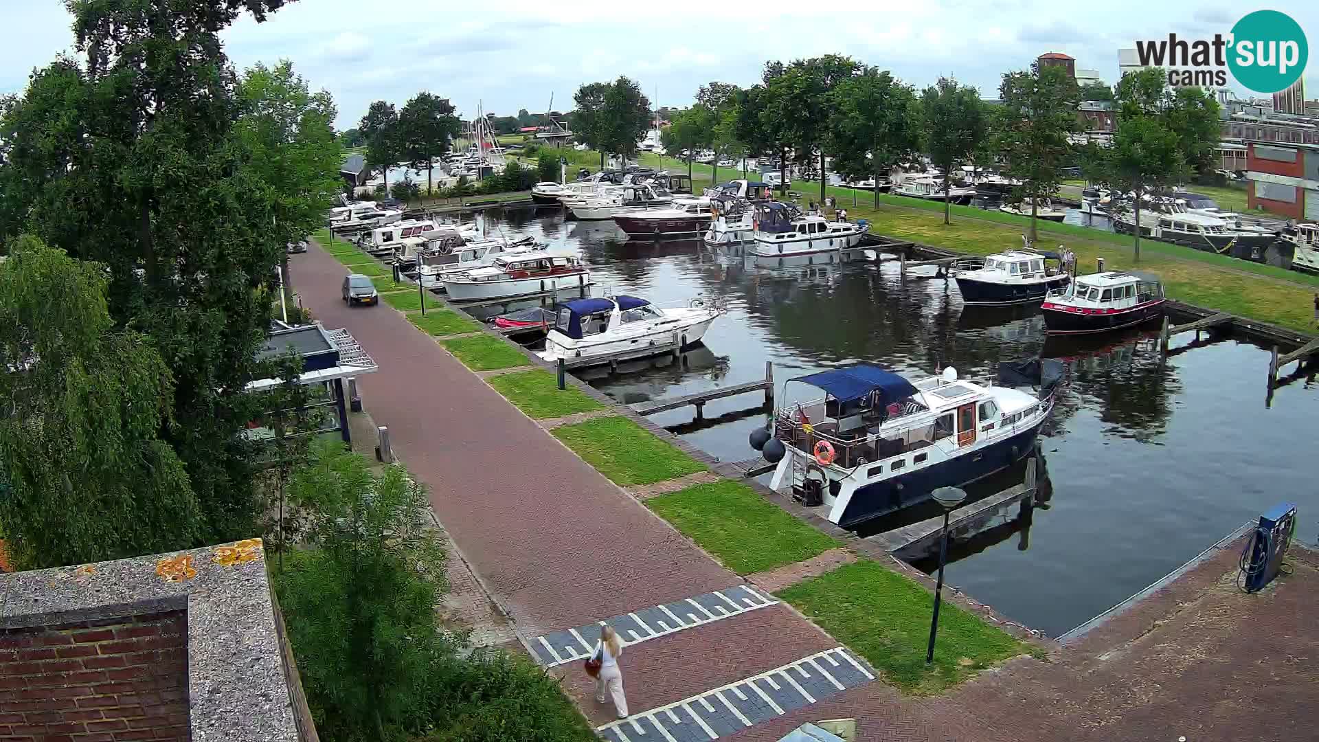 LIVE Joure Hafen webcam Windmühle