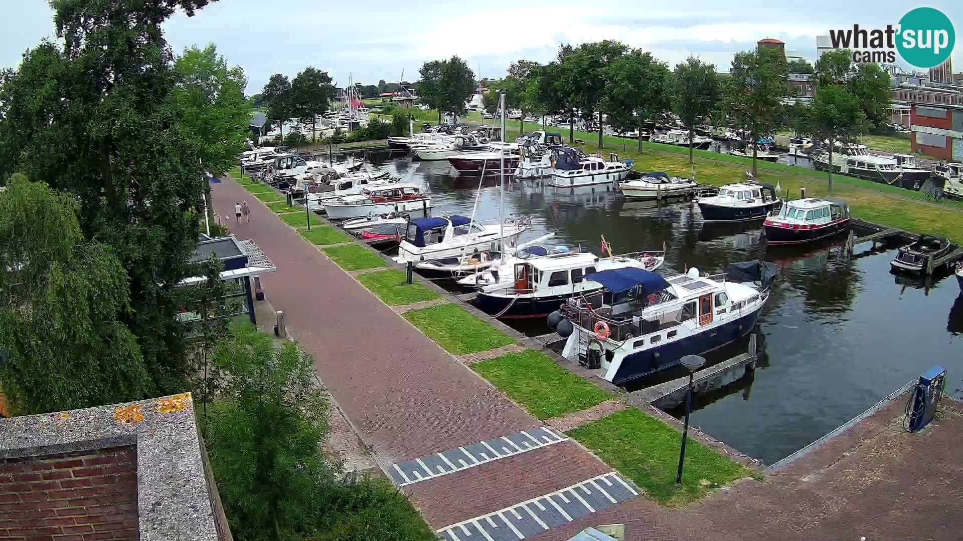 LIVE Joure Hafen webcam Windmühle