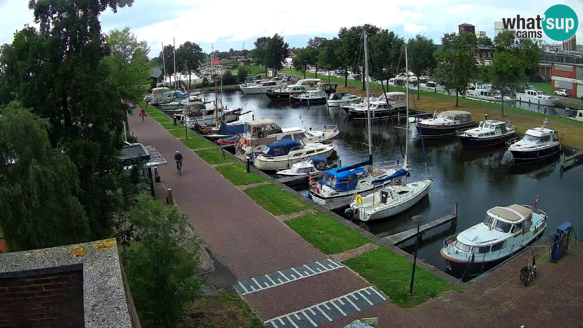 LIVE Joure Hafen webcam Windmühle