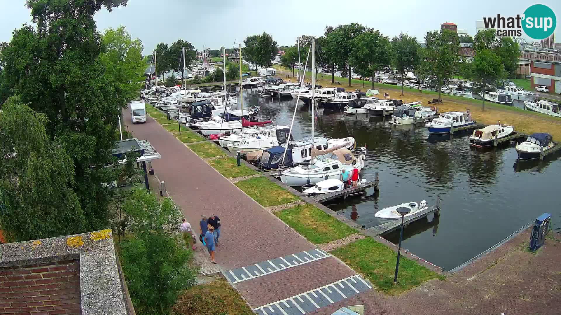 LIVE Joure Hafen webcam Windmühle