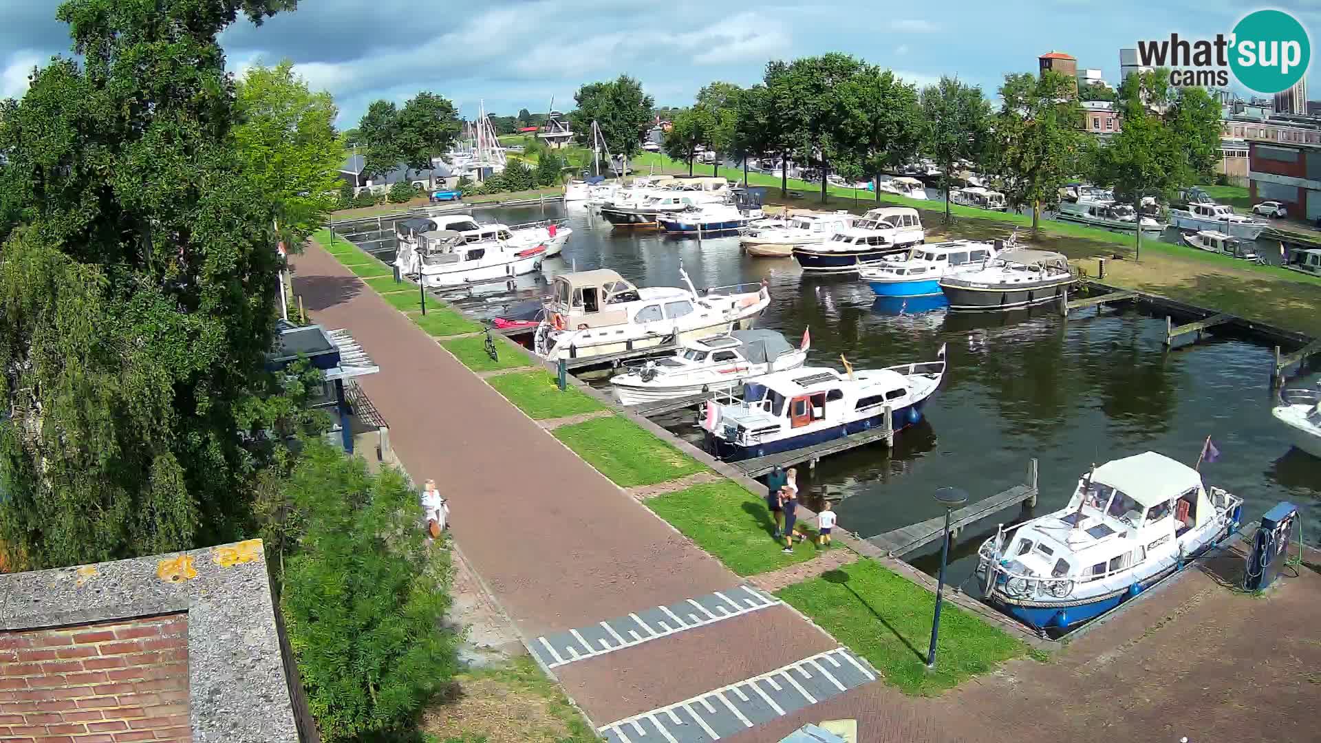 LIVE Joure Hafen webcam Windmühle