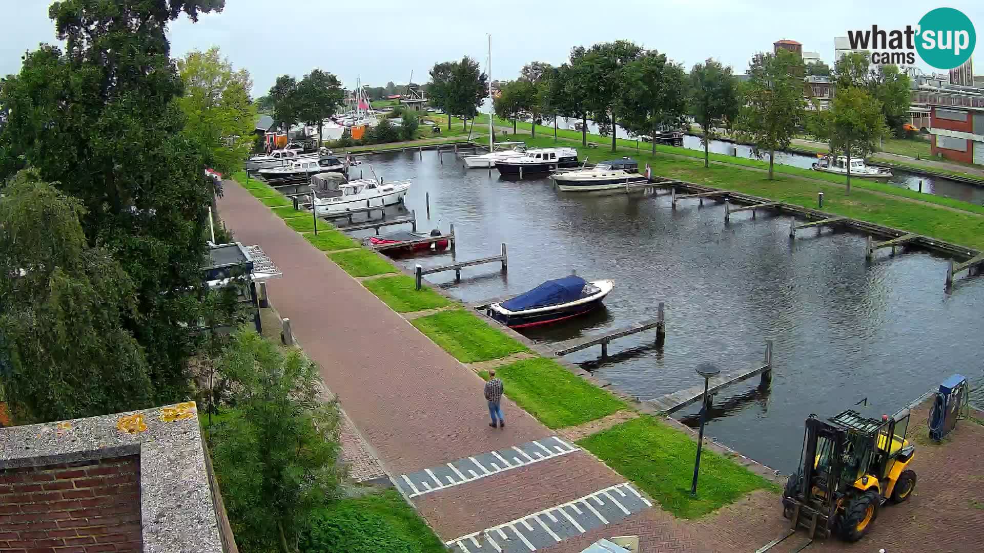 Le port de Joure webcam – vue du moulin à vent