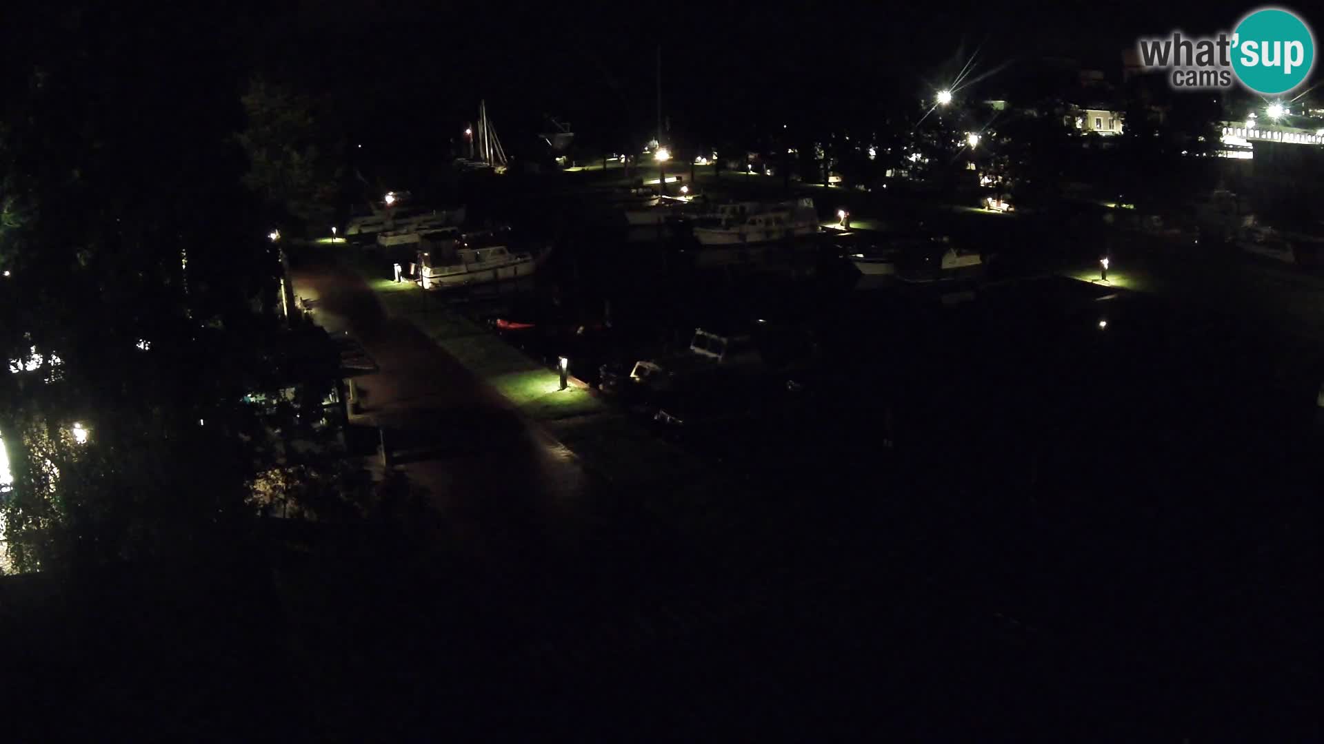 Joure harbour webcam – windmill view